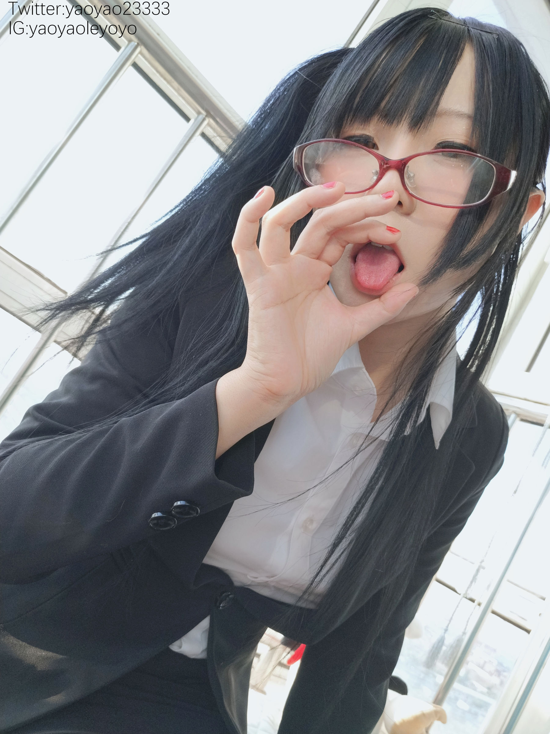 萌妹子Coser摇摇乐yoyo – 补习老师 Cosplay-第47张