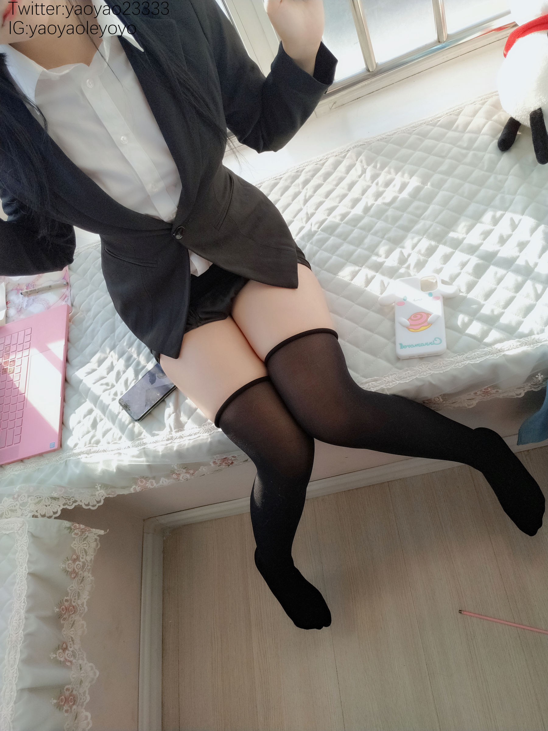 萌妹子Coser摇摇乐yoyo – 补习老师 Cosplay-第93张