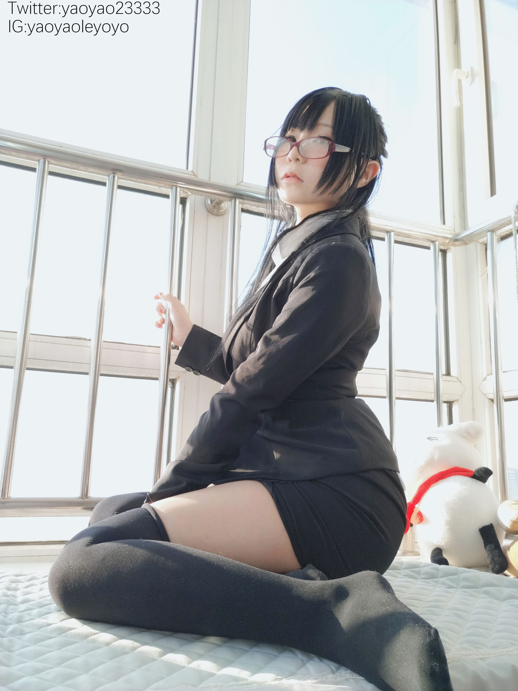 萌妹子Coser摇摇乐yoyo – 补习老师 Cosplay-第72张