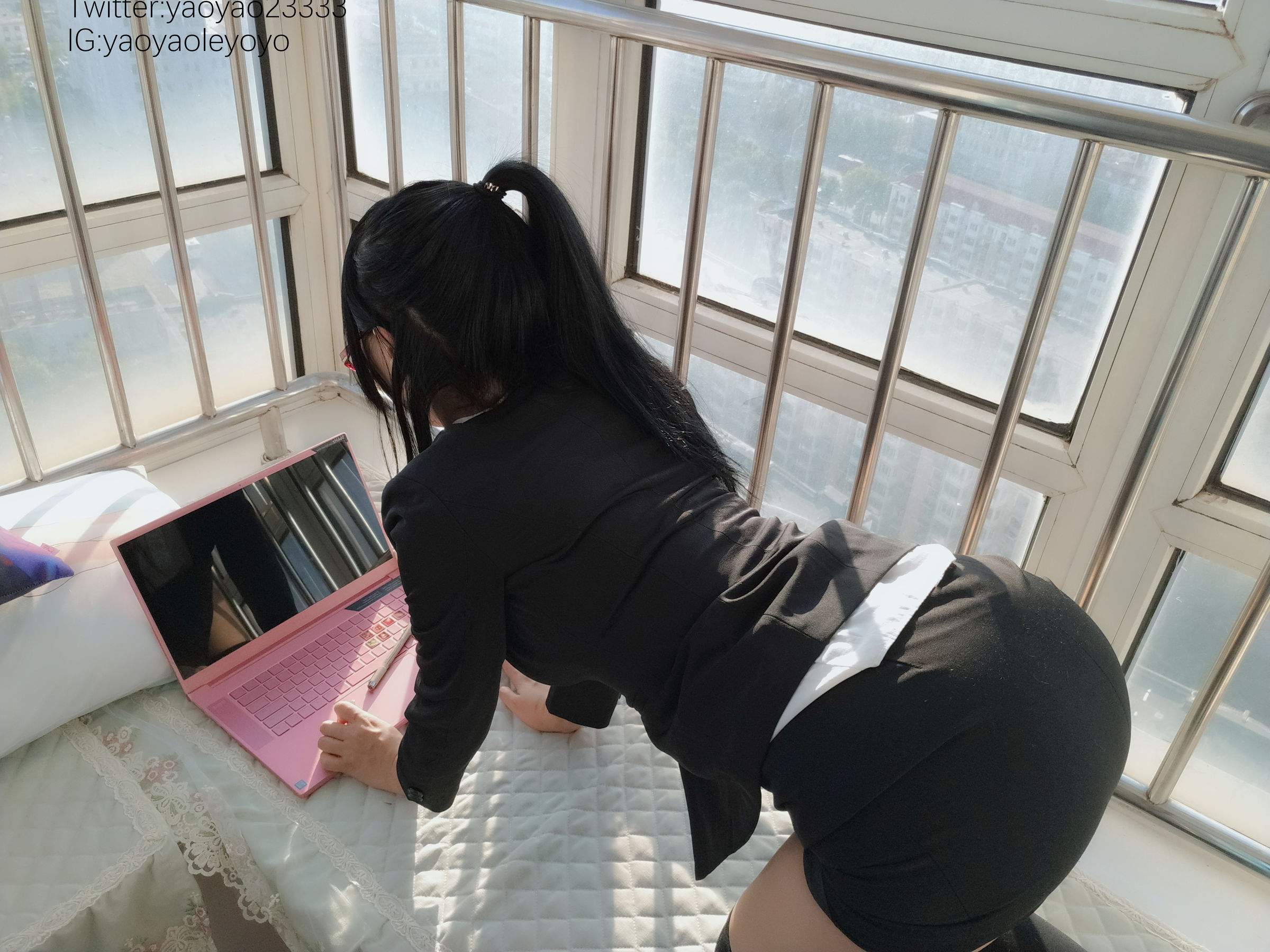 萌妹子Coser摇摇乐yoyo – 补习老师 Cosplay-第74张