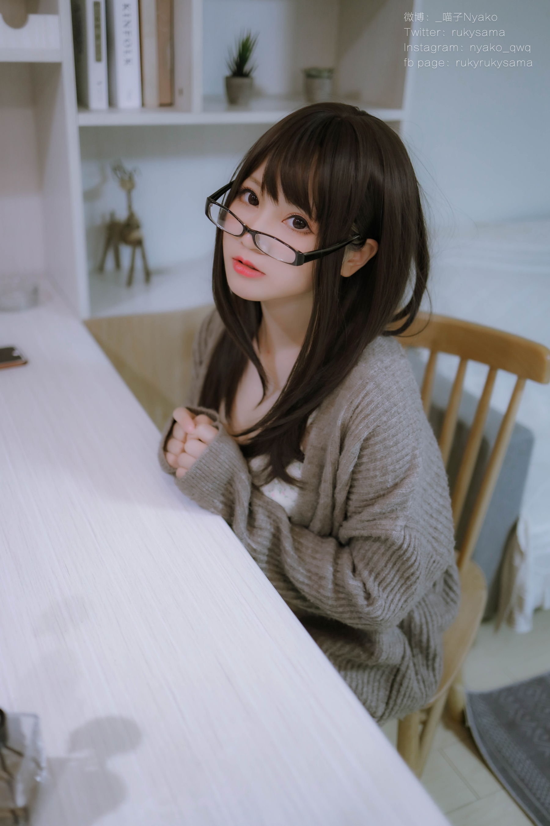 萌妹子Nyako喵子 – 妄想彼女との同棲生活 之 便服系列 Cosplay-第64张