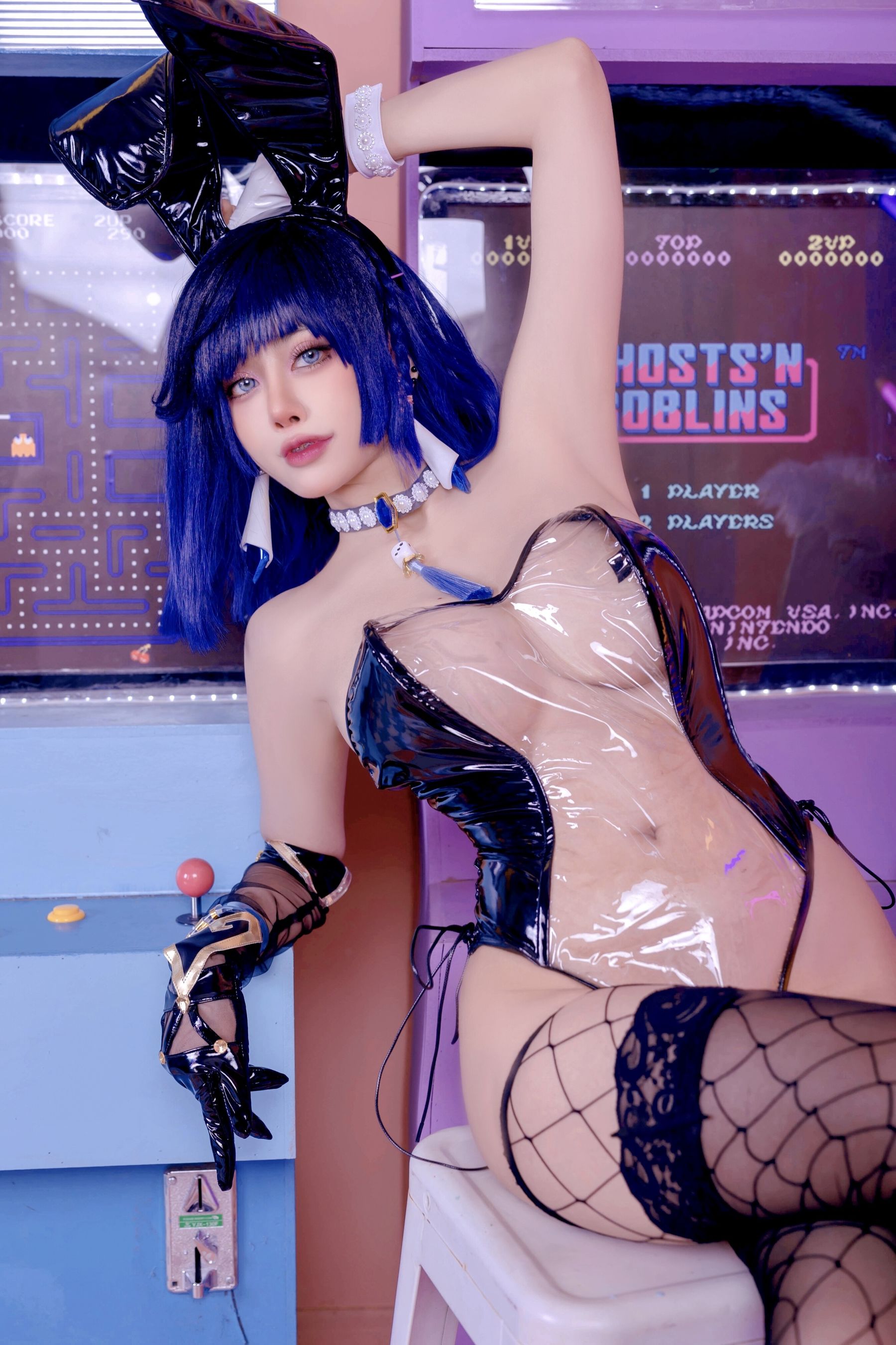 日本性感萝莉Byoru – Yelan Cosplay-第69张