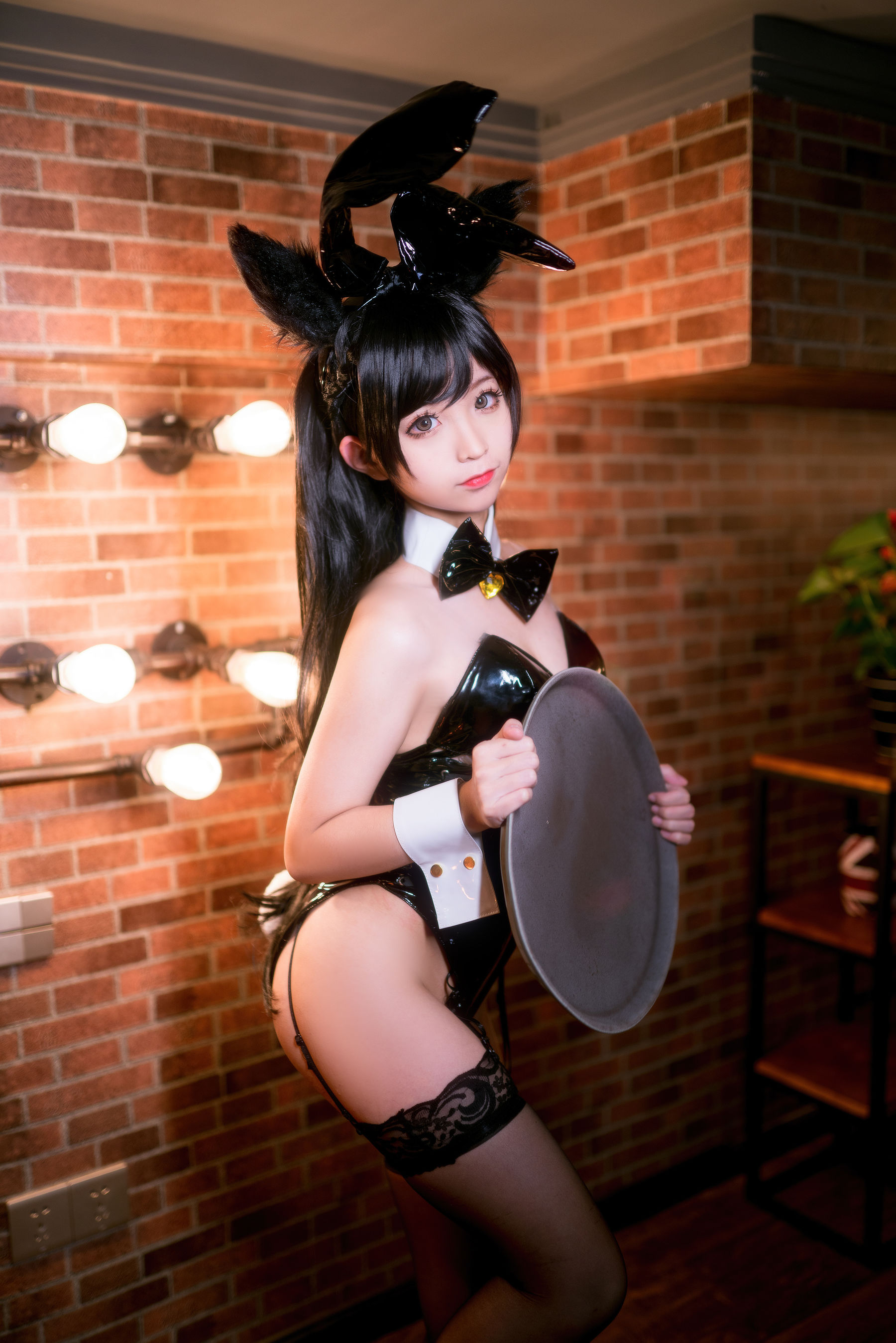 动漫博主蠢沫沫 爱宕兔女郎 Cosplay-第6张