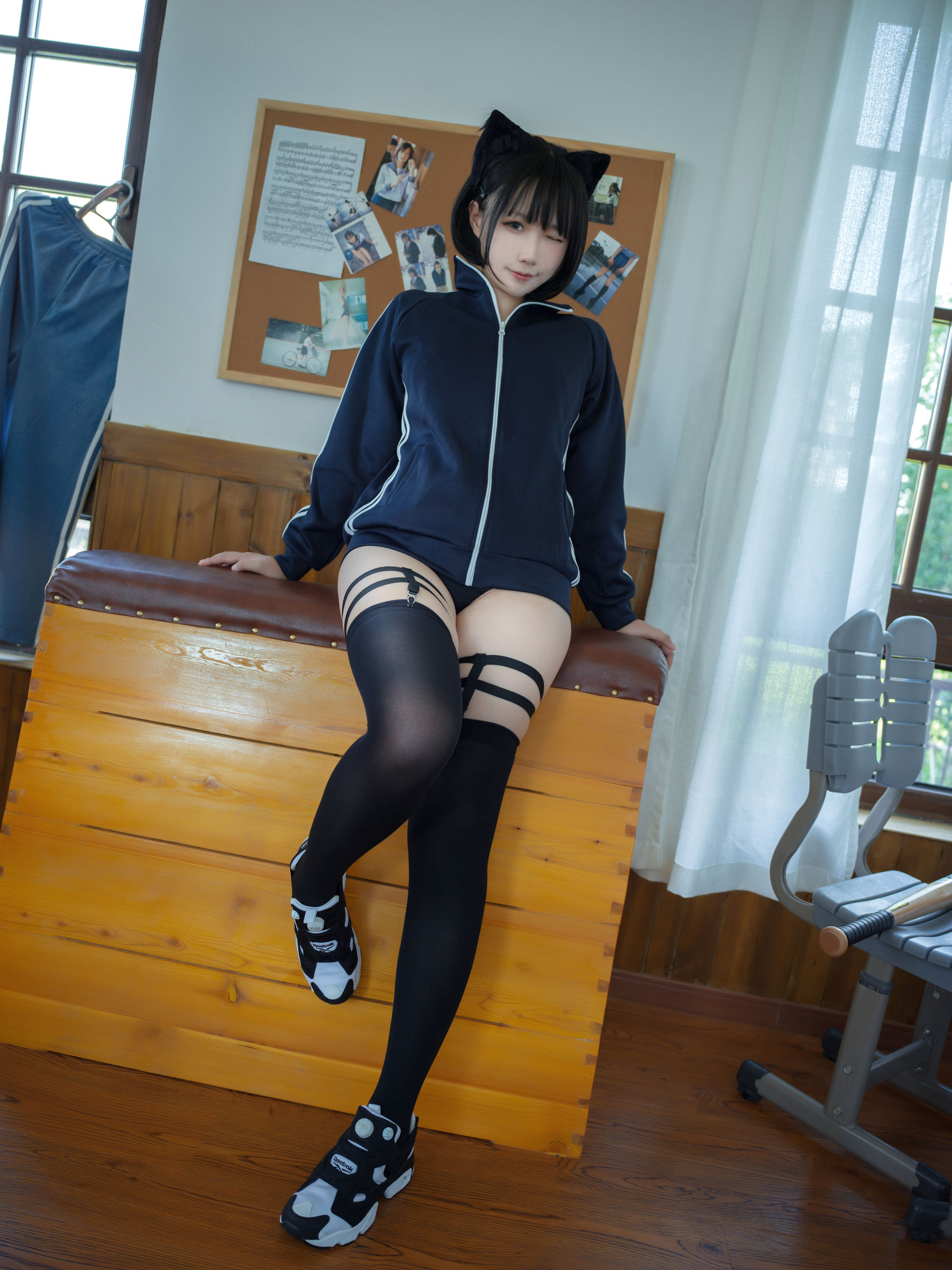[Cosplay写真] 麻花麻花酱 – 体操服 Cosplay-第38张