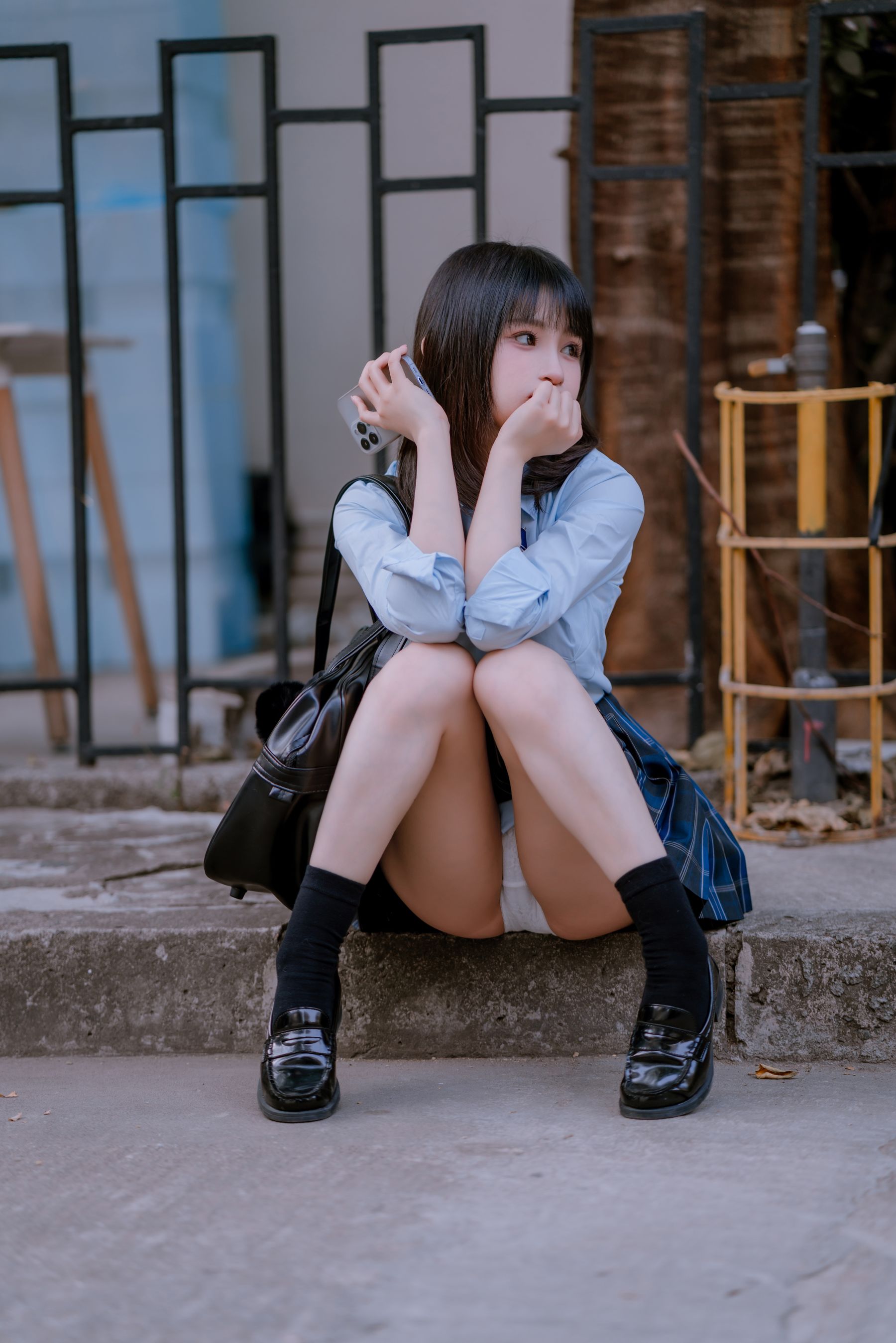 桜井宁宁 – JK之居家 Cosplay-第48张