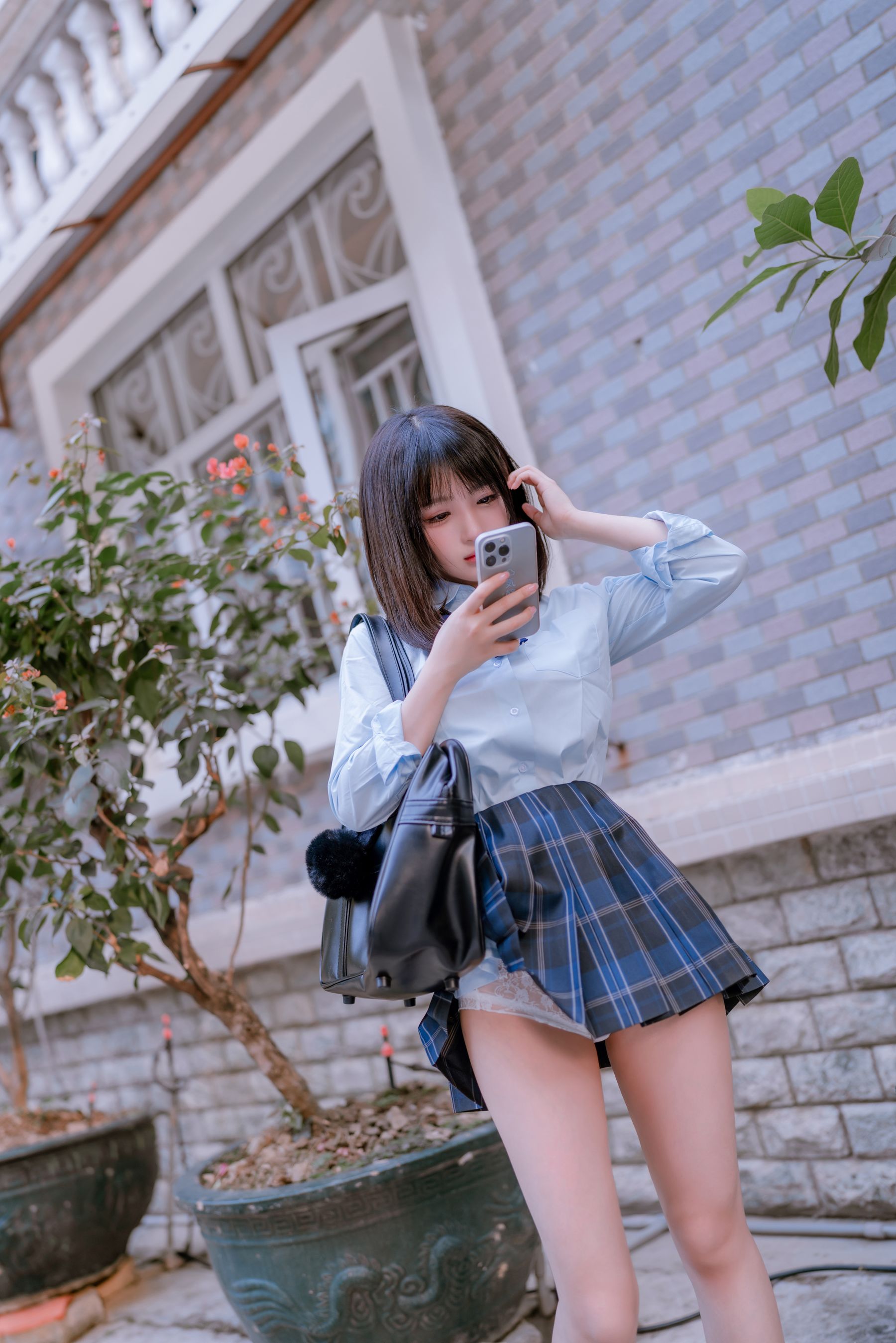 桜井宁宁 – JK之居家 Cosplay-第47张