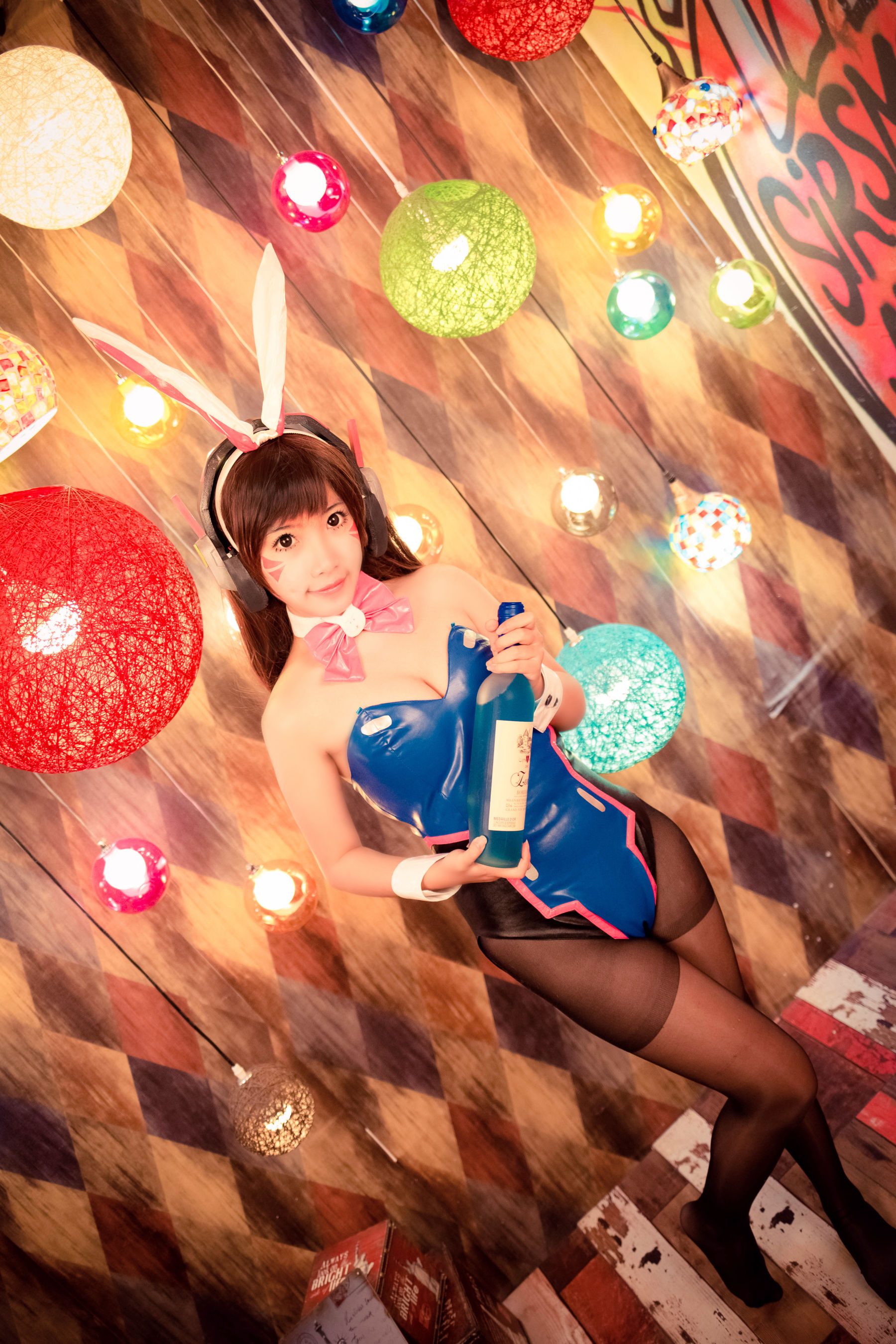 萝莉蜜嘟喵 DVA兔女郎 Cosplay-第32张