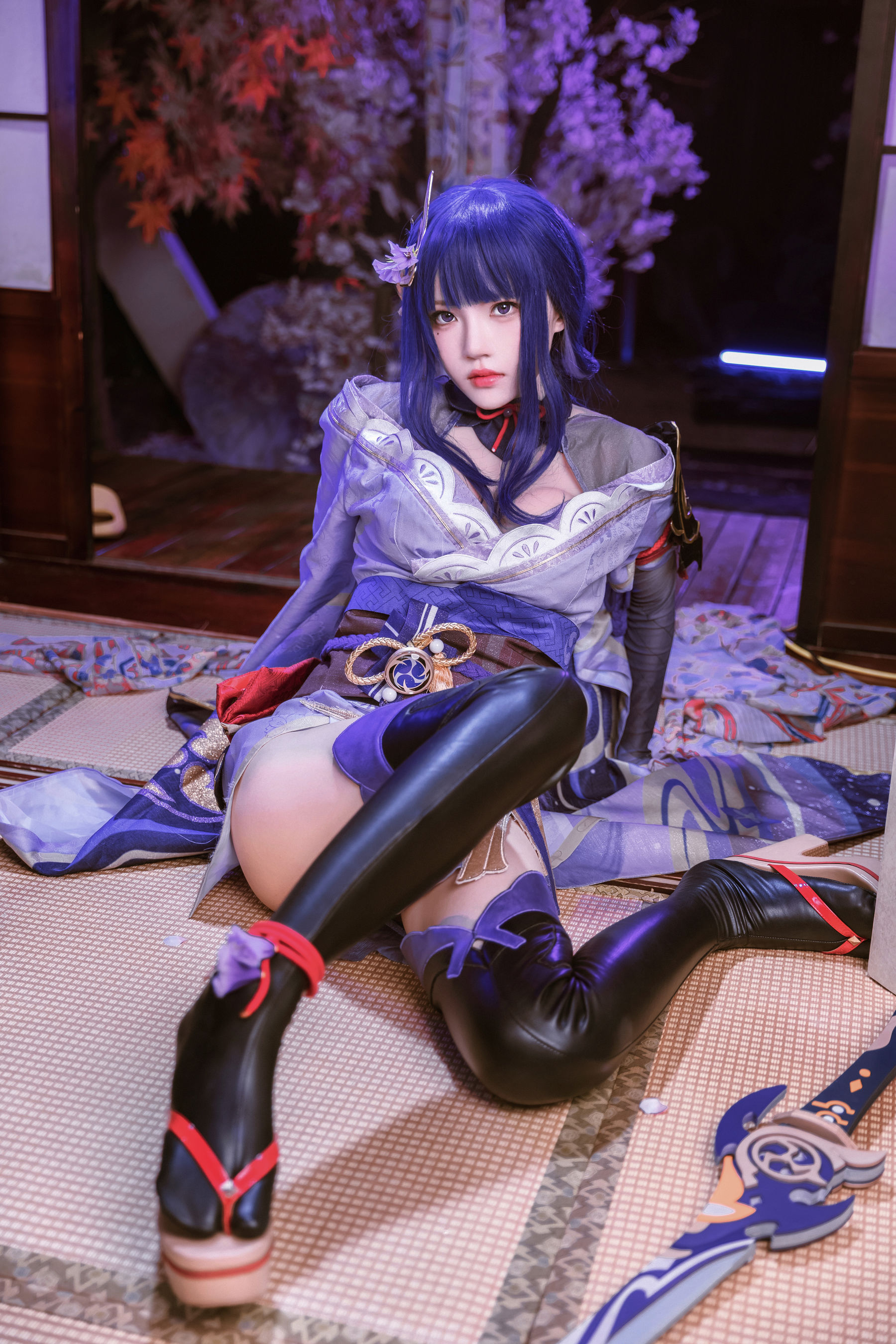 桜桃喵 – 雷电将军 Cosplay-第6张