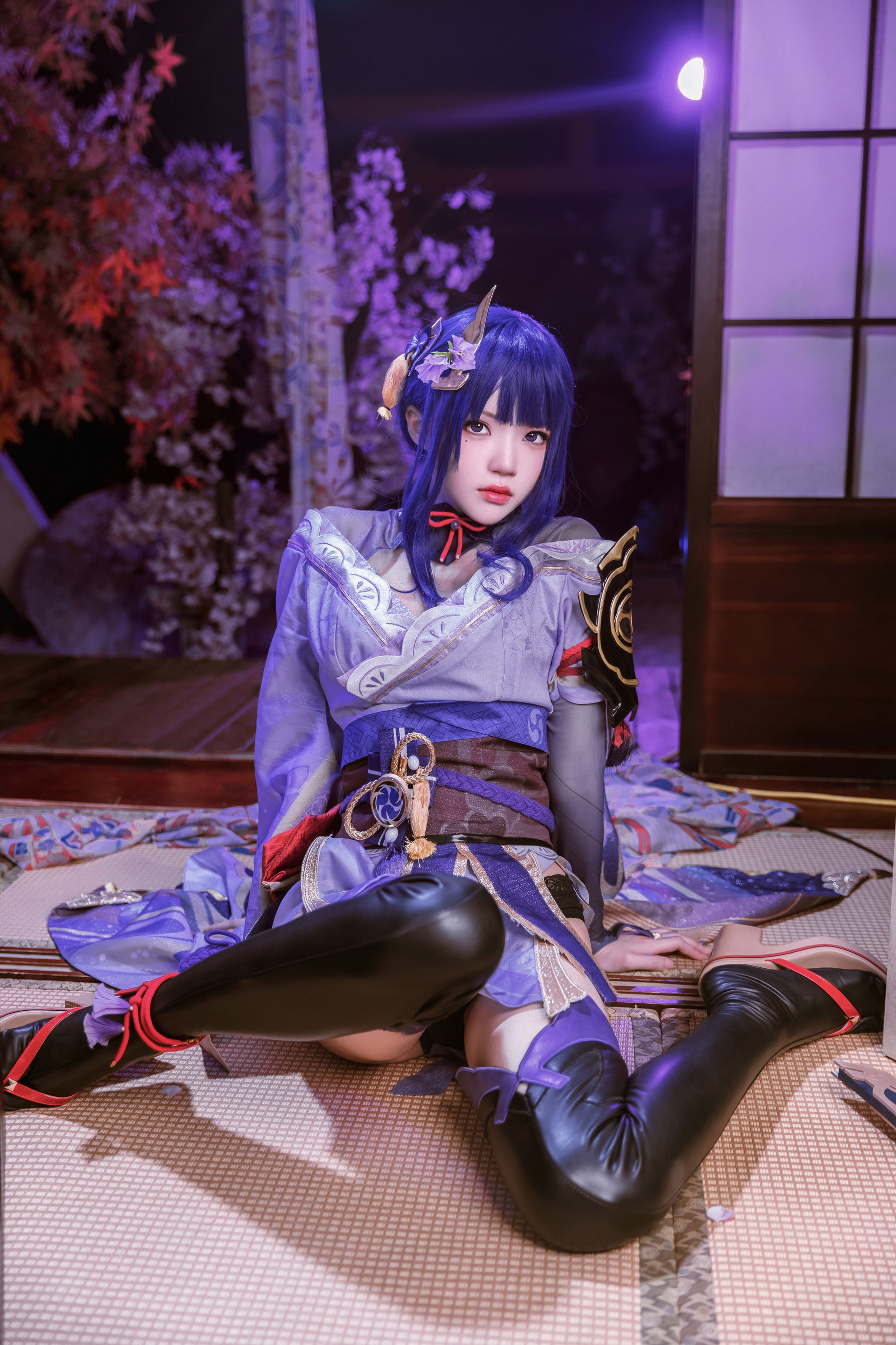 桜桃喵 – 雷电将军 Cosplay-第3张
