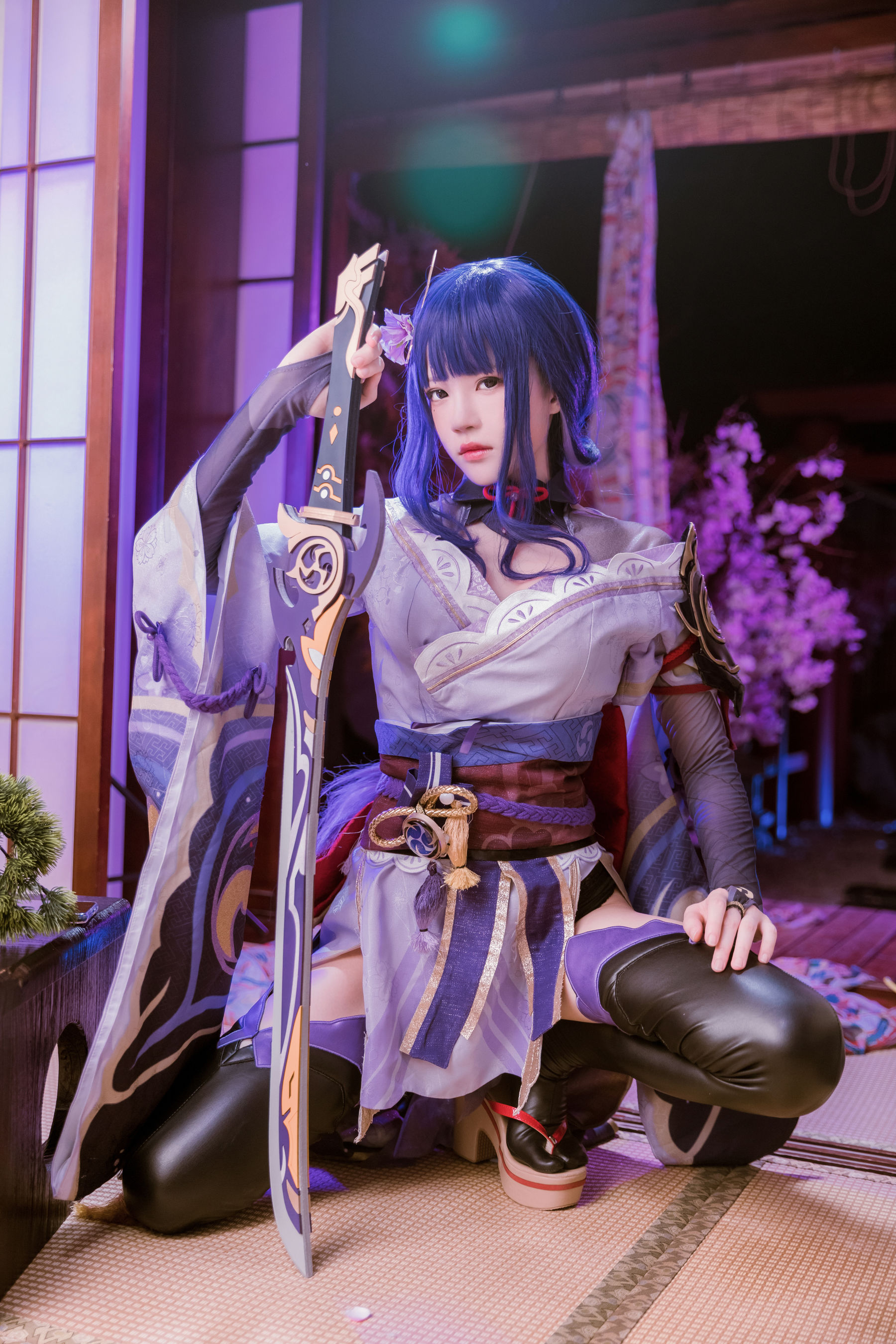 桜桃喵 – 雷电将军 Cosplay-第32张