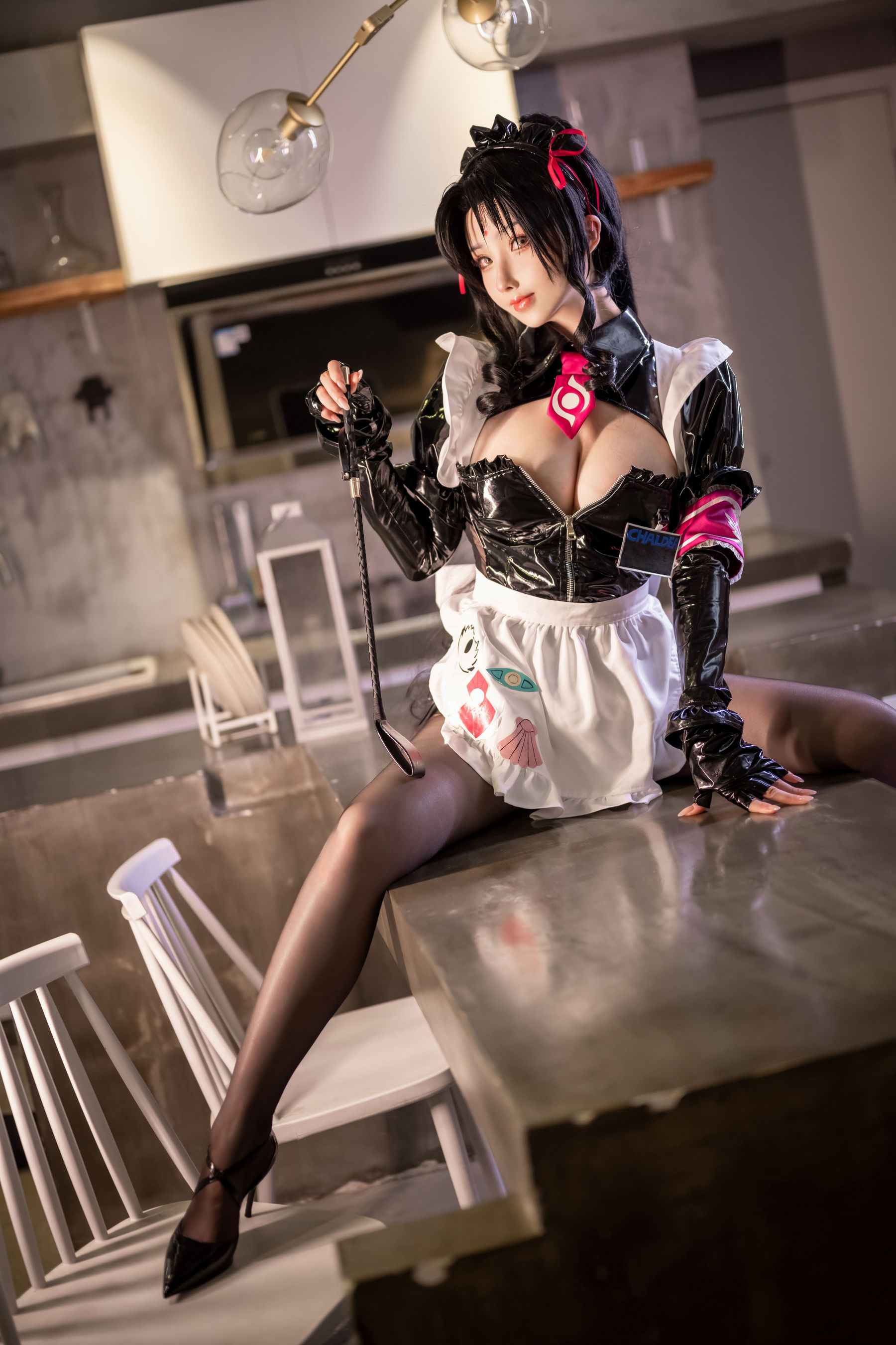 COS福利rioko凉凉子 – 杀生院女仆 Cosplay-第35张