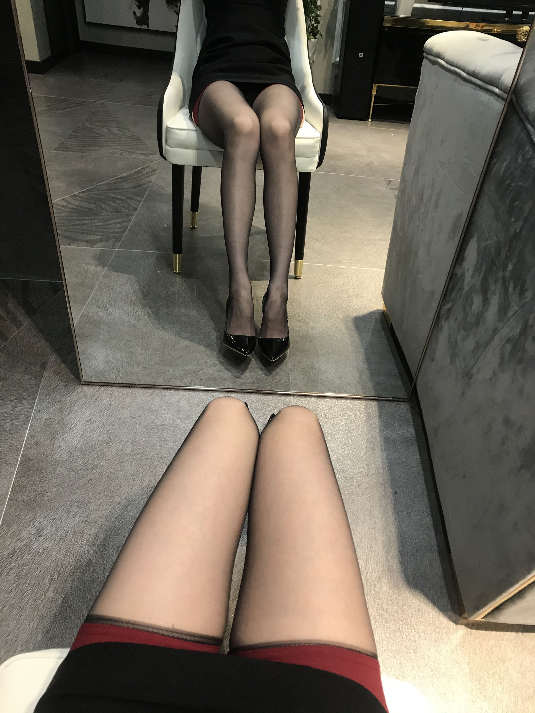 丝足博主麋鹿_Monroe 2020.04.02 黑色丝情 Cosplay-第47张