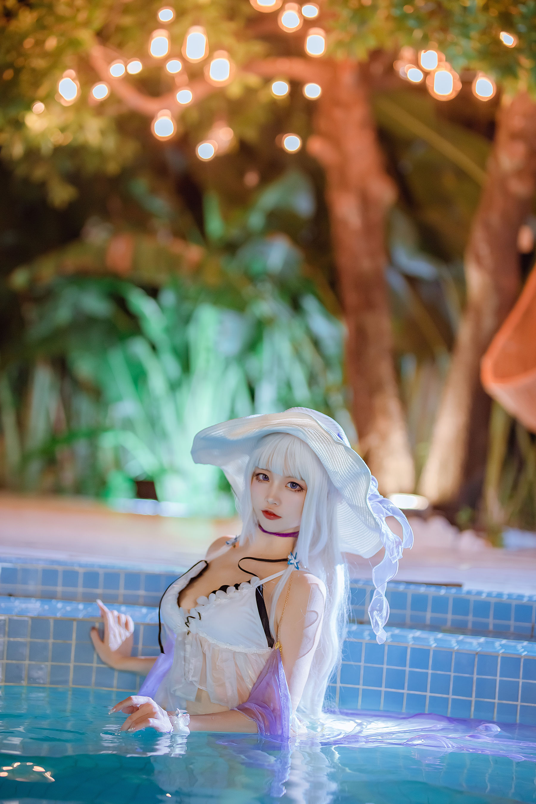 人气Coser二佐Nisa – 碧蓝光辉泳装 Cosplay-第31张
