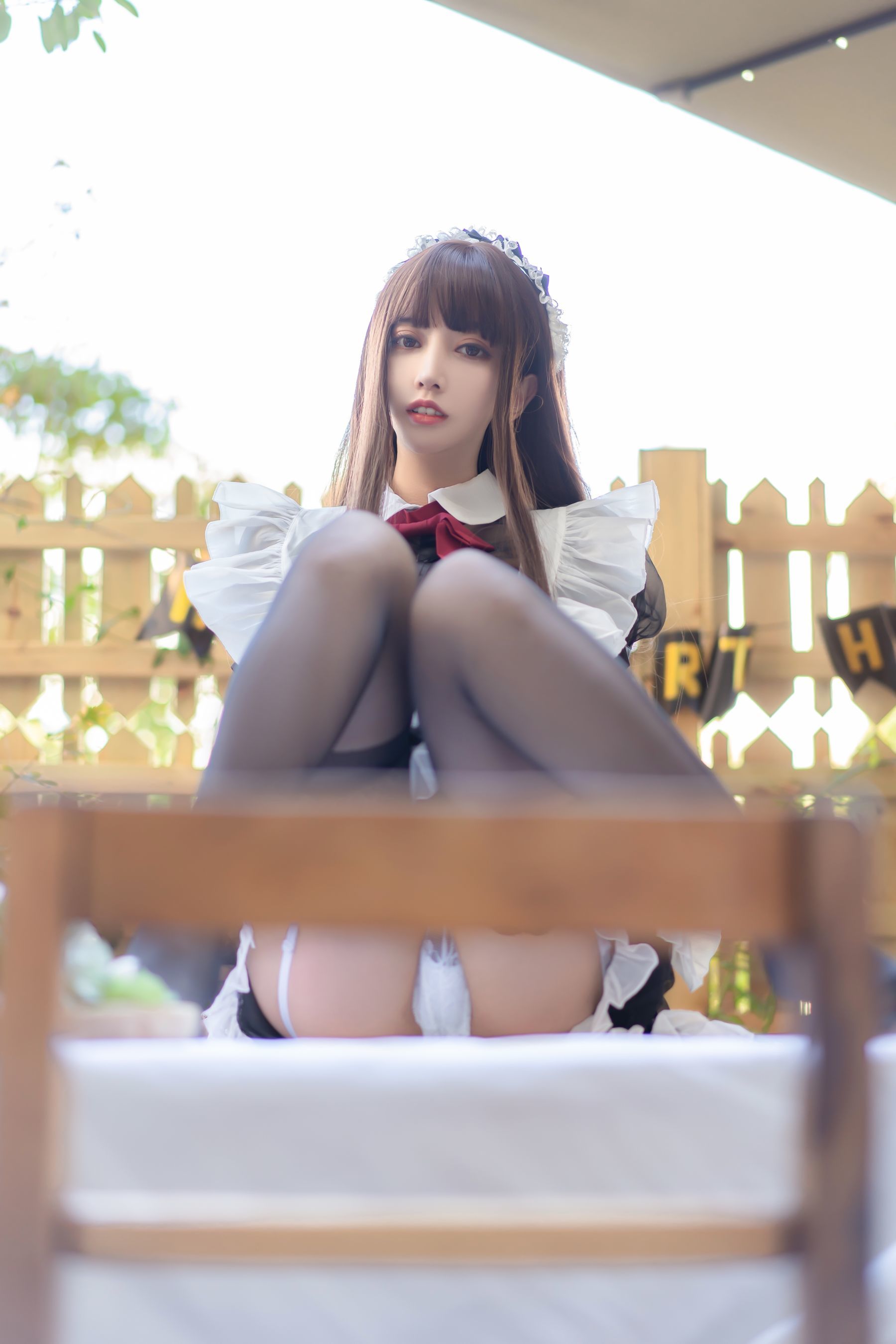 斗鱼米线线sama写真 透明女仆 Cosplay-第28张