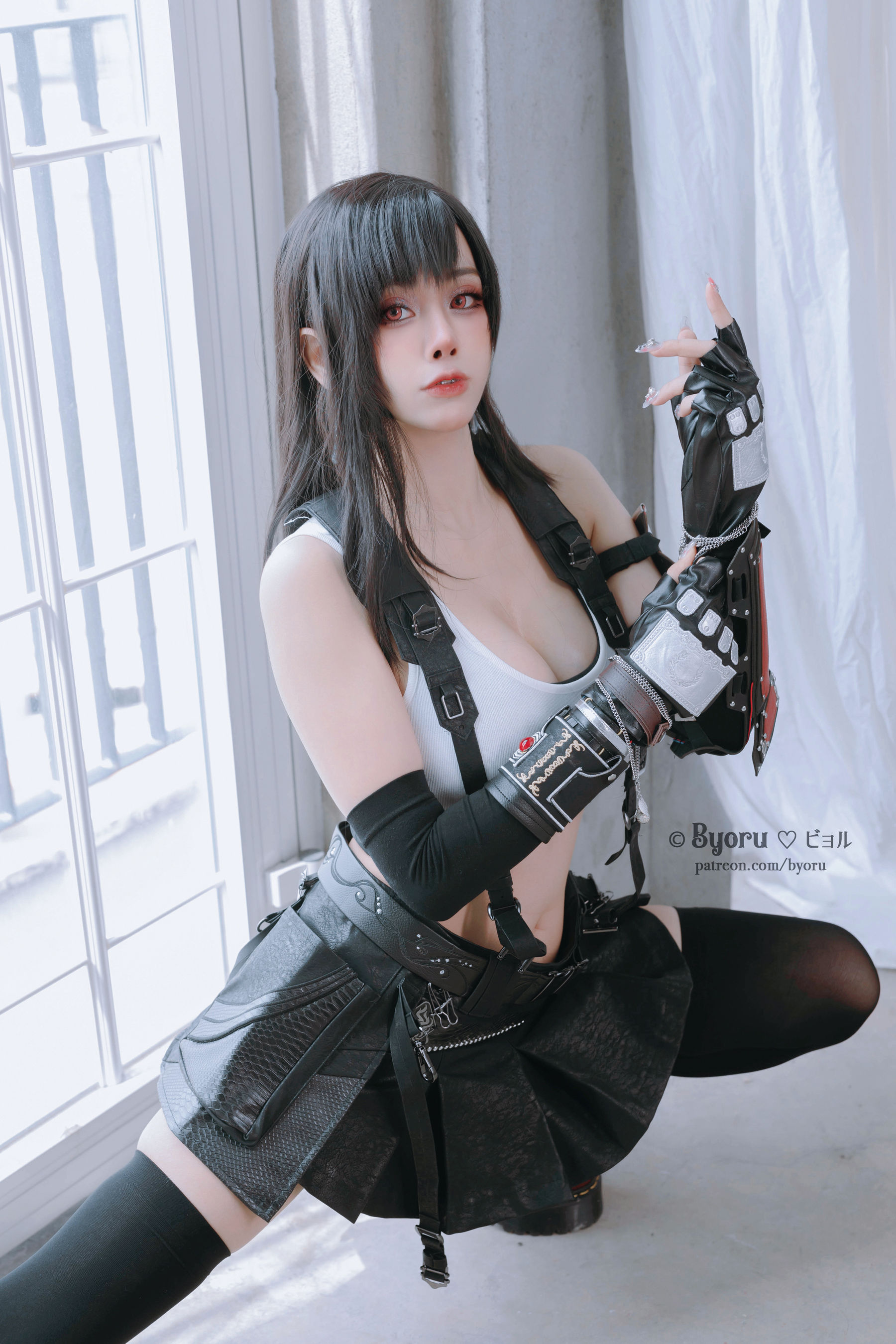 日本性感萝莉Byoru – Tifa Cosplay-第86张
