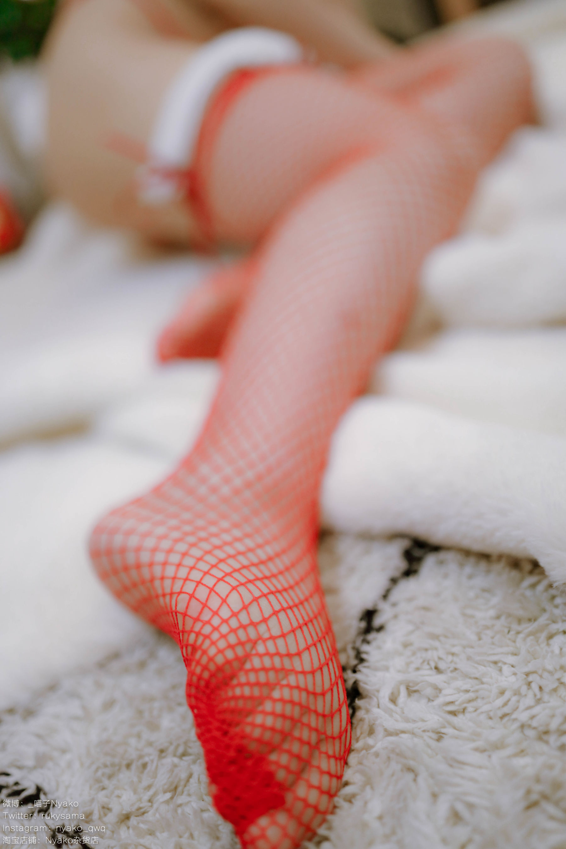萌妹子Nyako喵子 – Christmas Bunny Cosplay-第60张