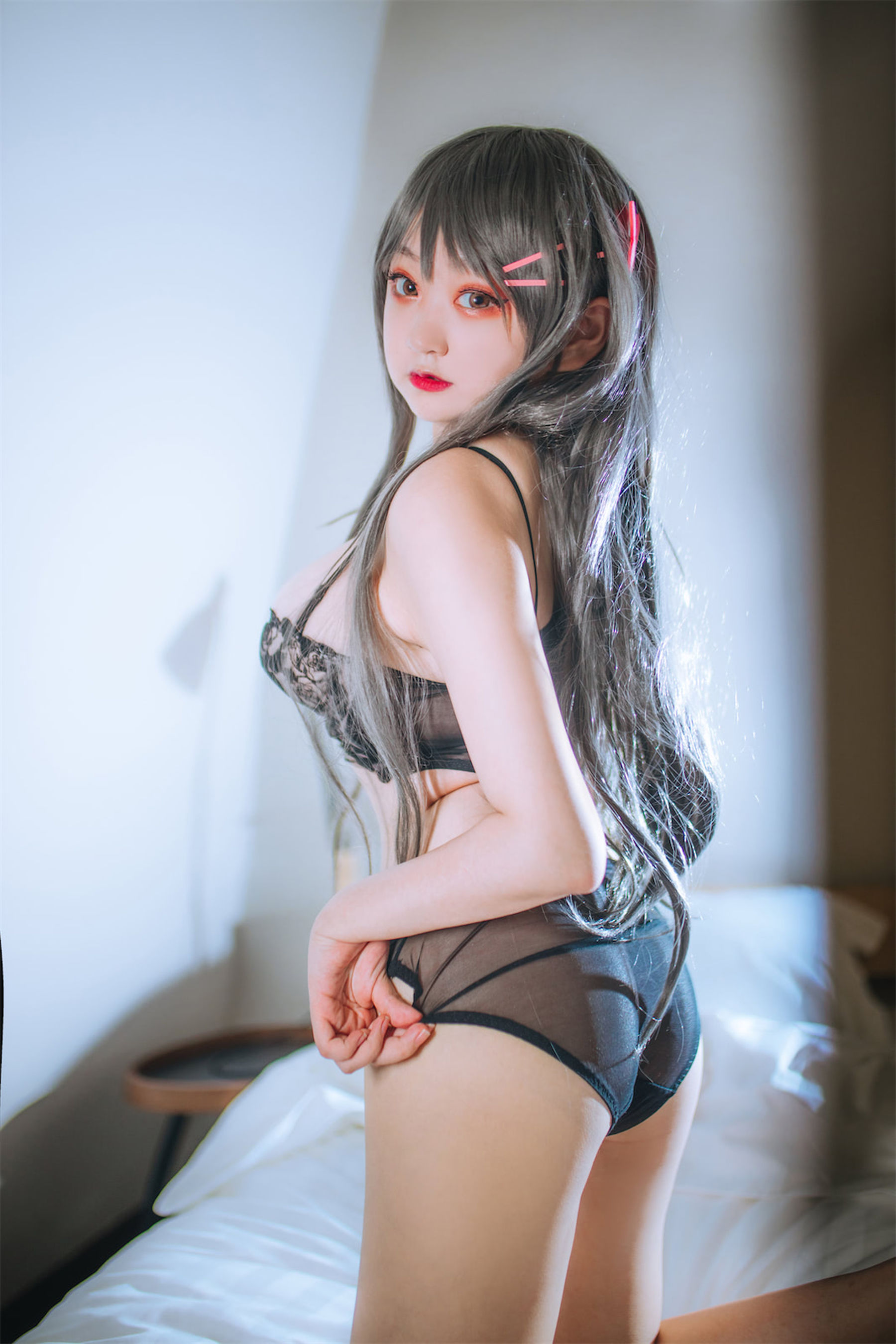 动漫博主恩田直幸 – 麻衣学姐 Cosplay-第38张