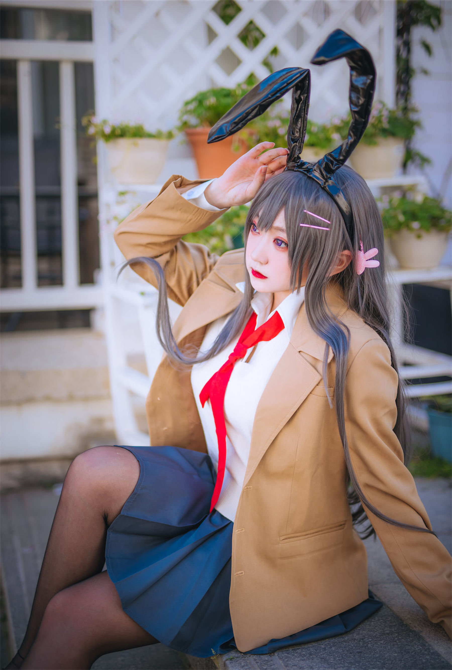 动漫博主恩田直幸 – 麻衣学姐 Cosplay-第59张
