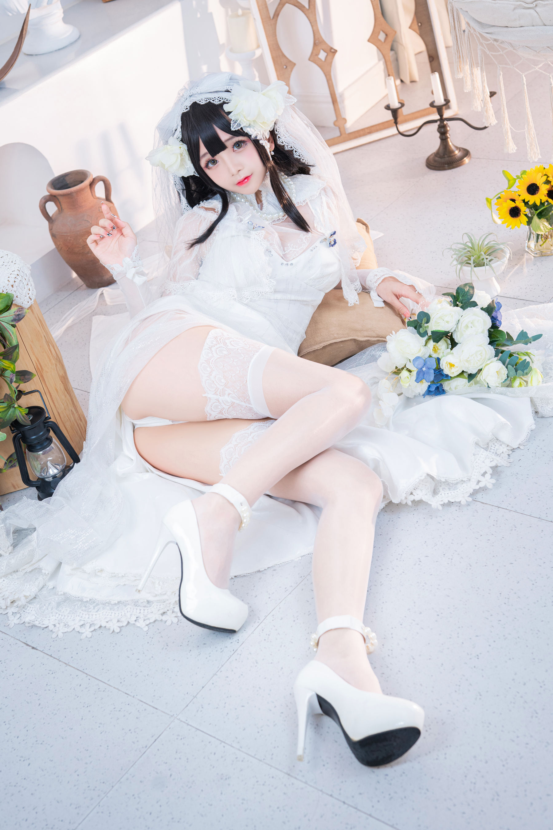 松本甜奈姣 – 95式婚纱 Cosplay-第52张