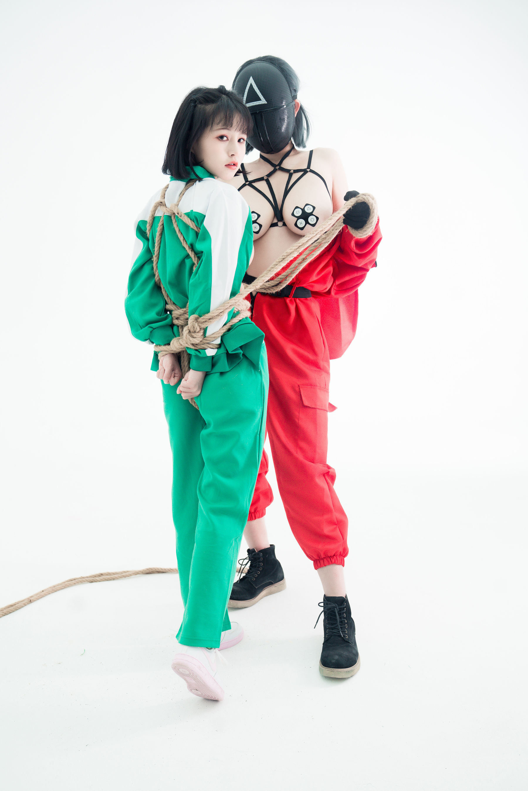 星澜是澜澜叫澜妹呀 X 晕崽 – 鱿鱼游戏 Cosplay-第51张