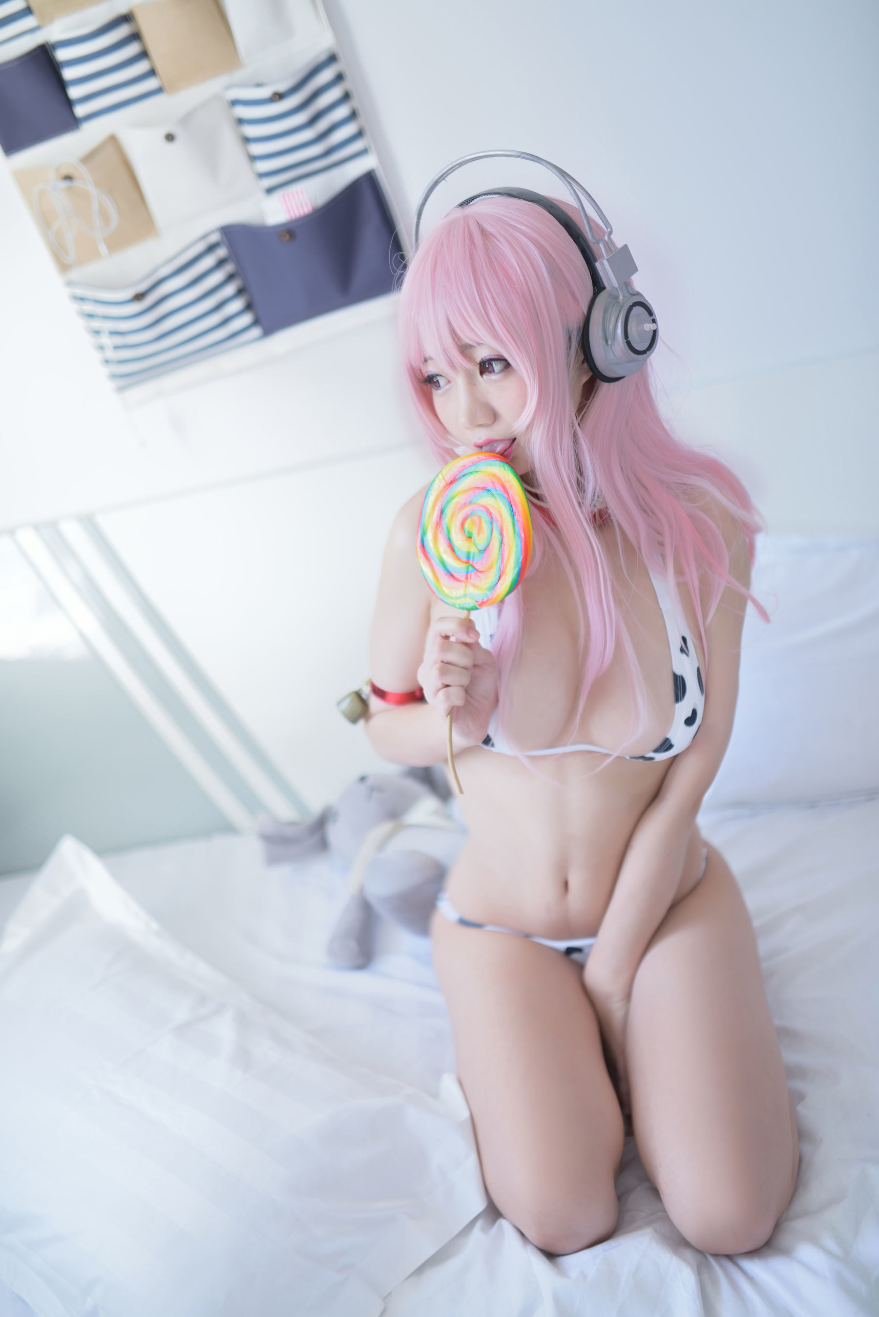 [萝莉COS] NAGISA魔物喵 Super Sonico 索尼子 Cosplay-第37张