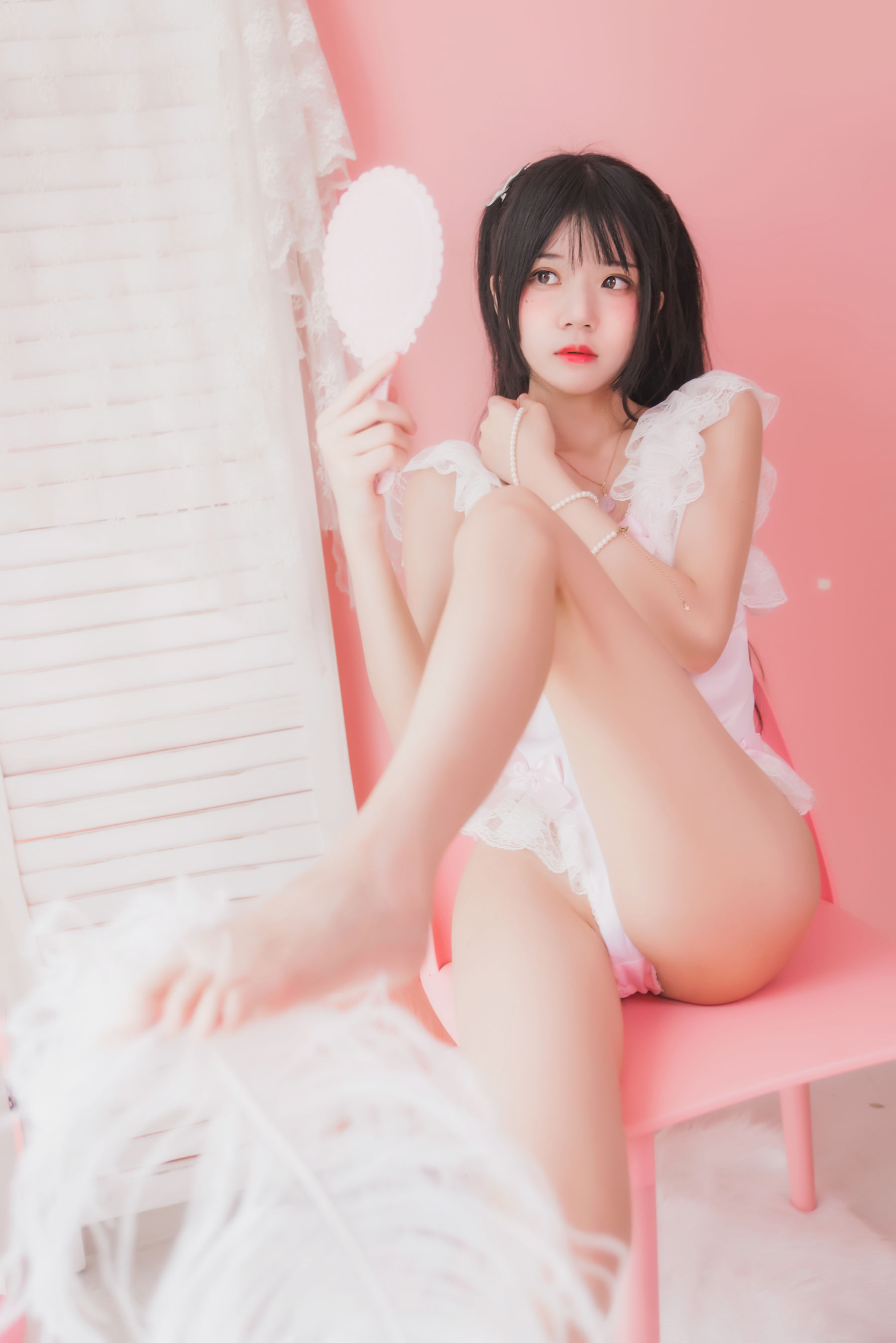 桜桃喵 冬眠系列 粉色浴缸 Cosplay-第56张