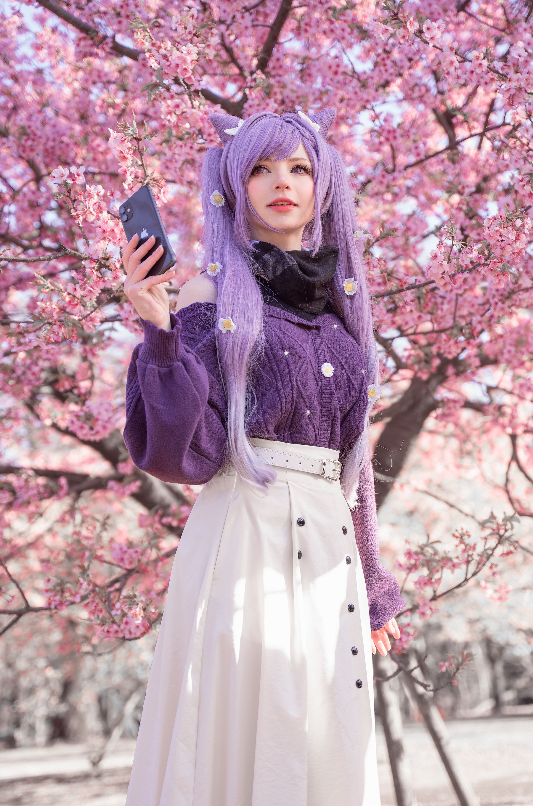 Peach milky – Keqing Genshin Impact Cosplay-第101张