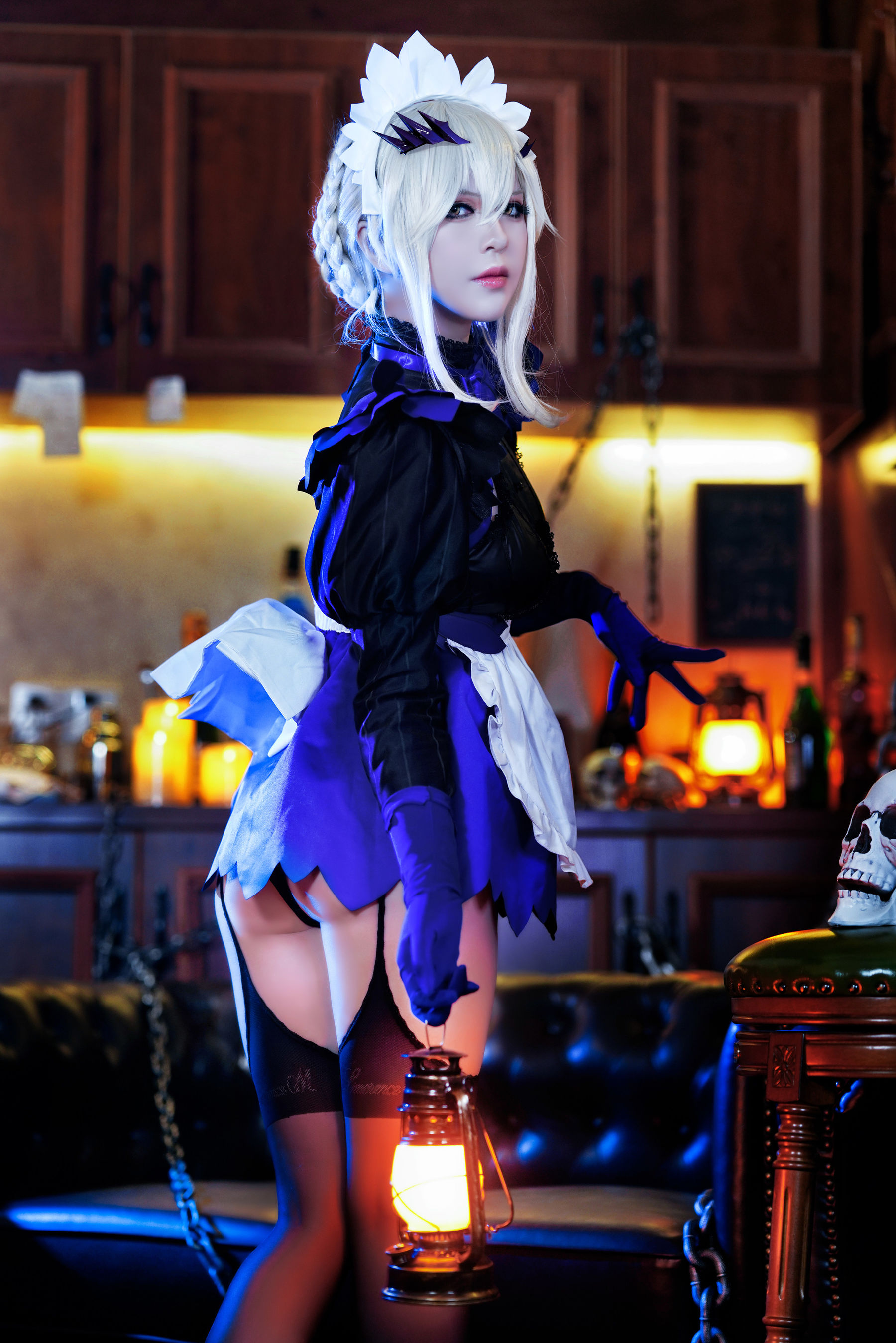 半半子 – LancerAlter Maid Cosplay-第32张