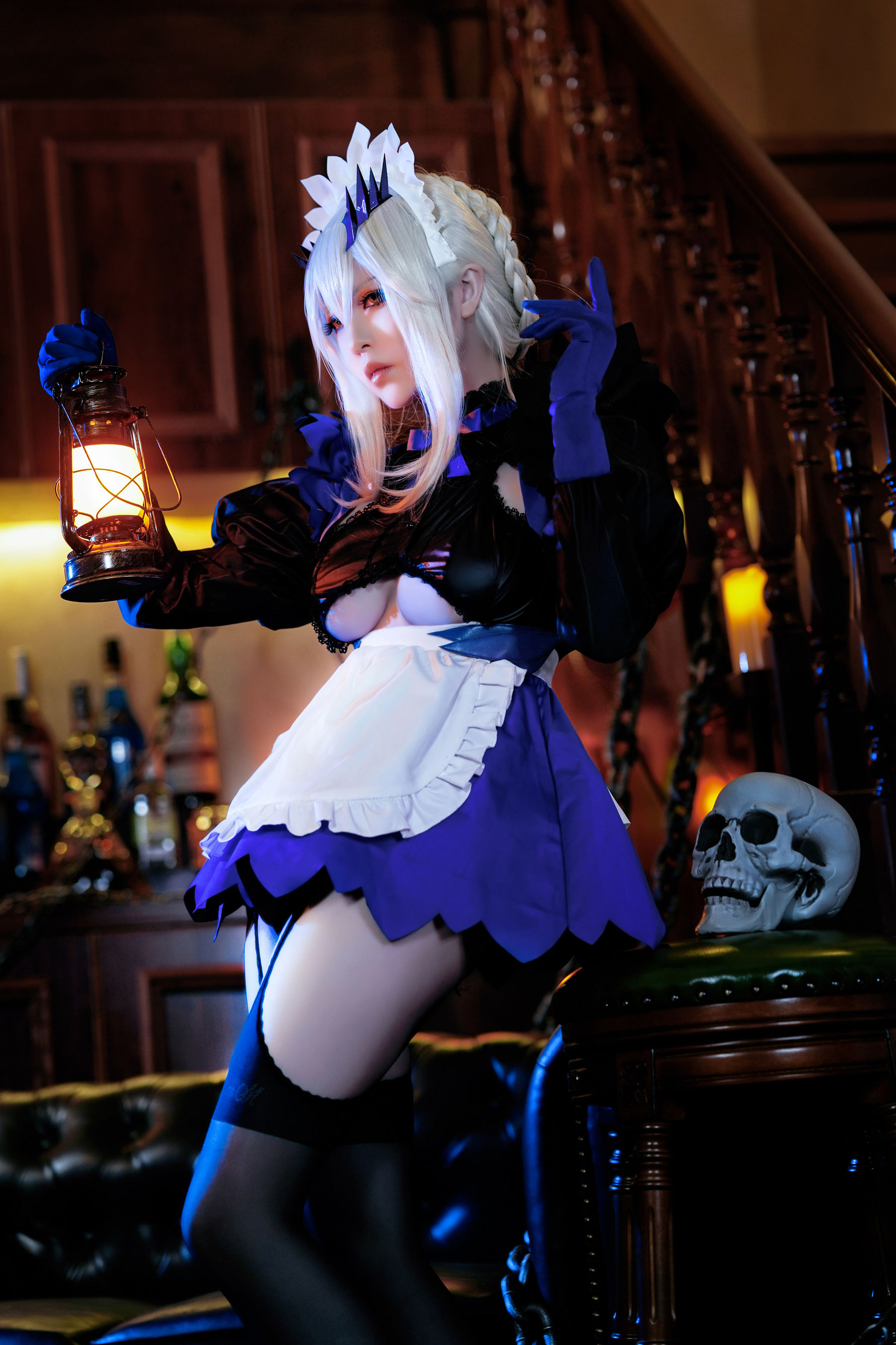 半半子 – LancerAlter Maid Cosplay-第26张