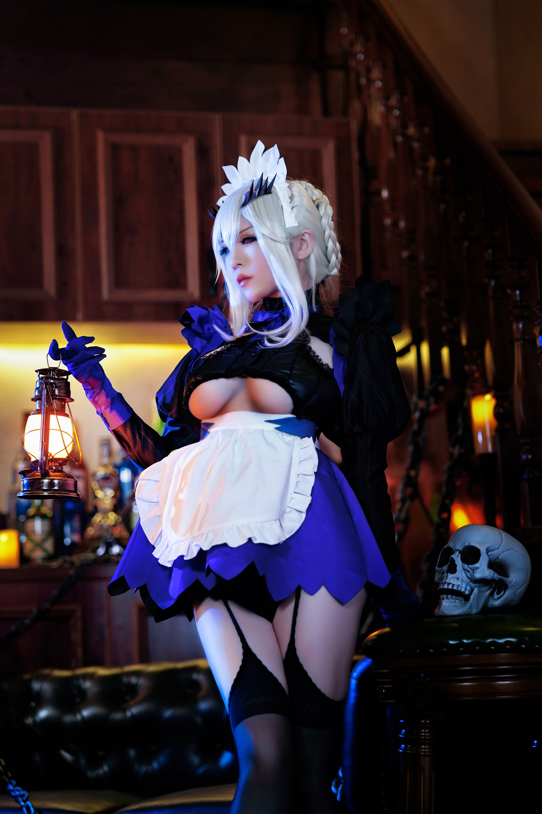 半半子 – LancerAlter Maid Cosplay-第27张