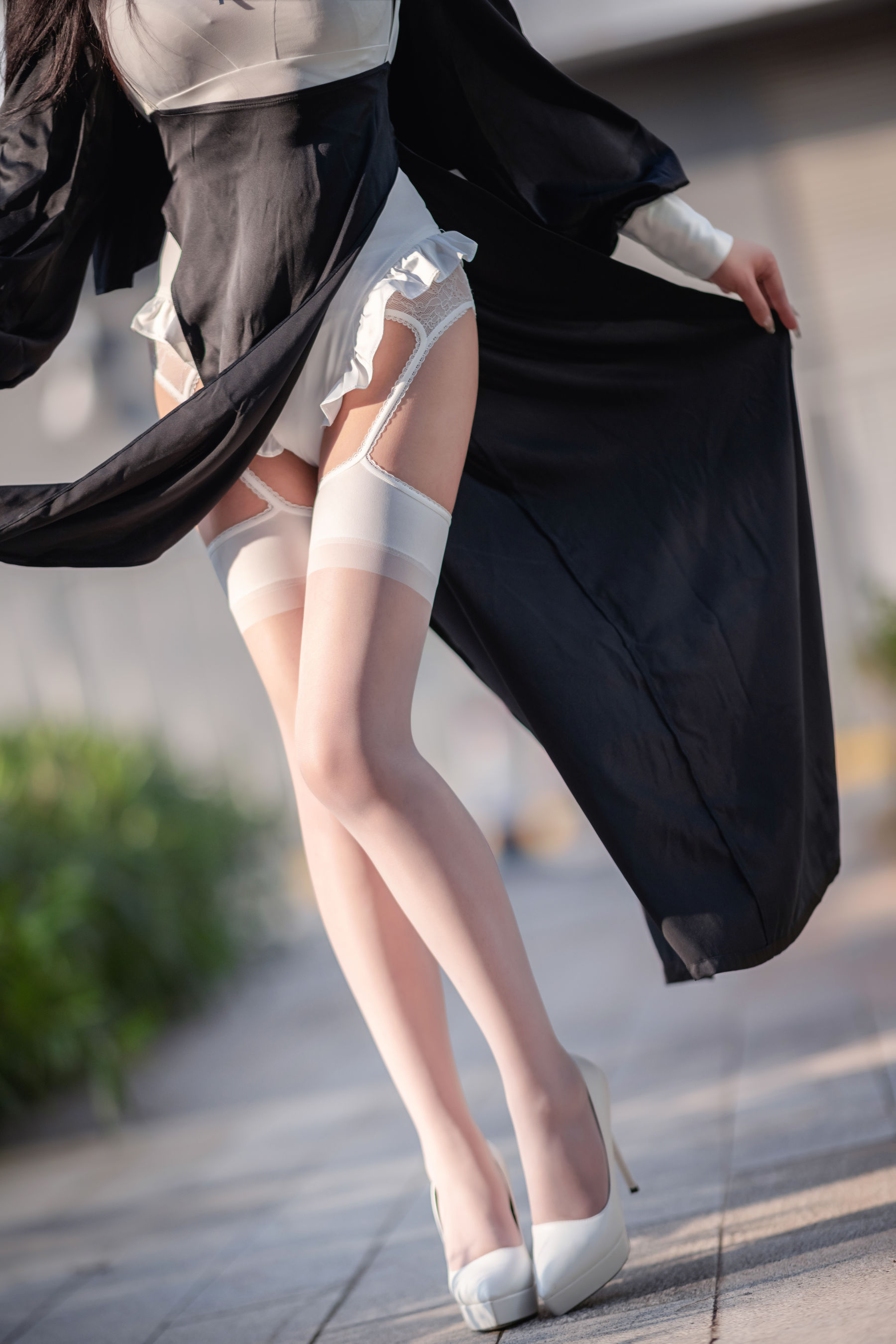 二次元妹子抱走莫子aa – 生日特辑 修女 Cosplay-第29张