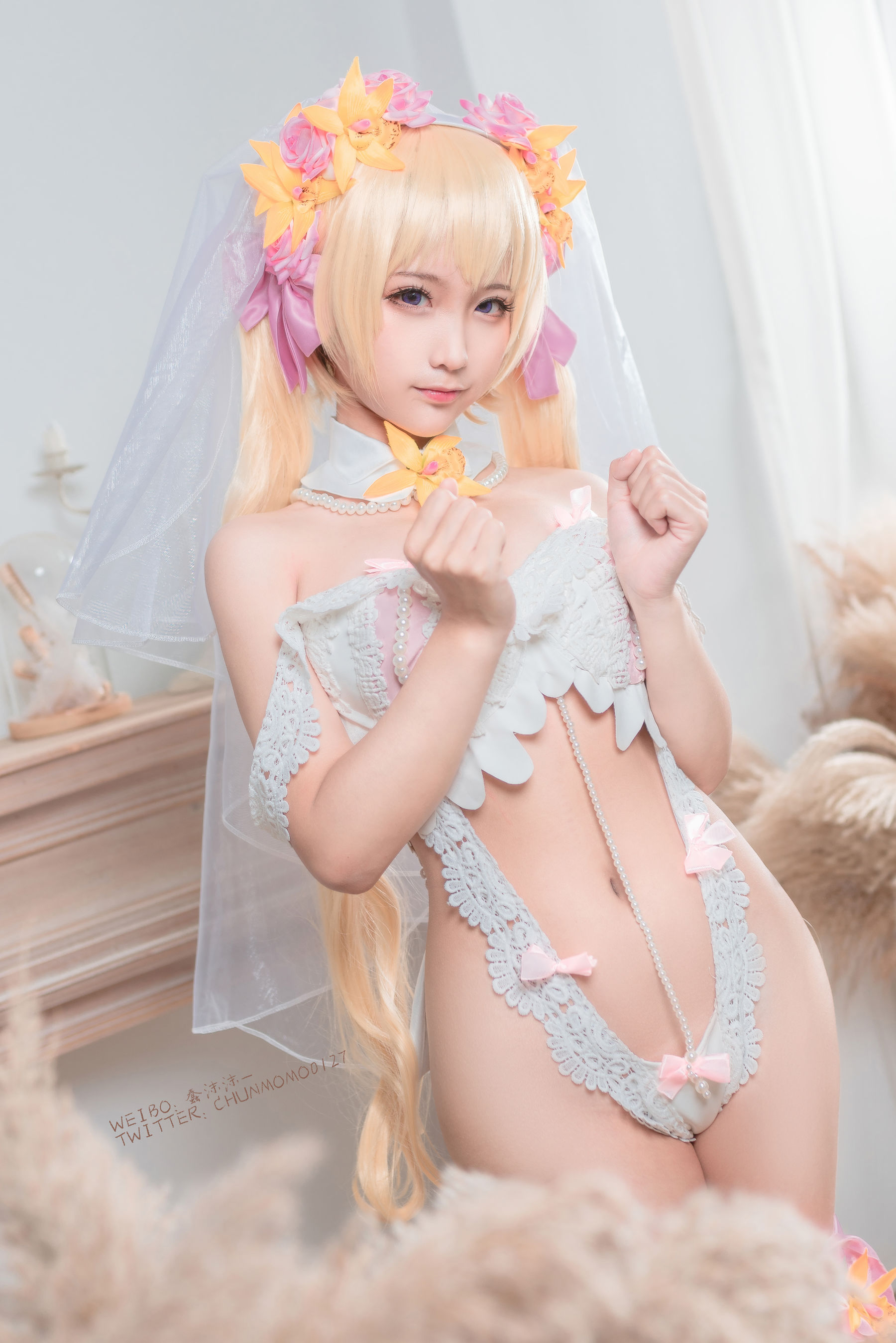 动漫博主蠢沫沫 – 赫葵特 Cosplay-第37张