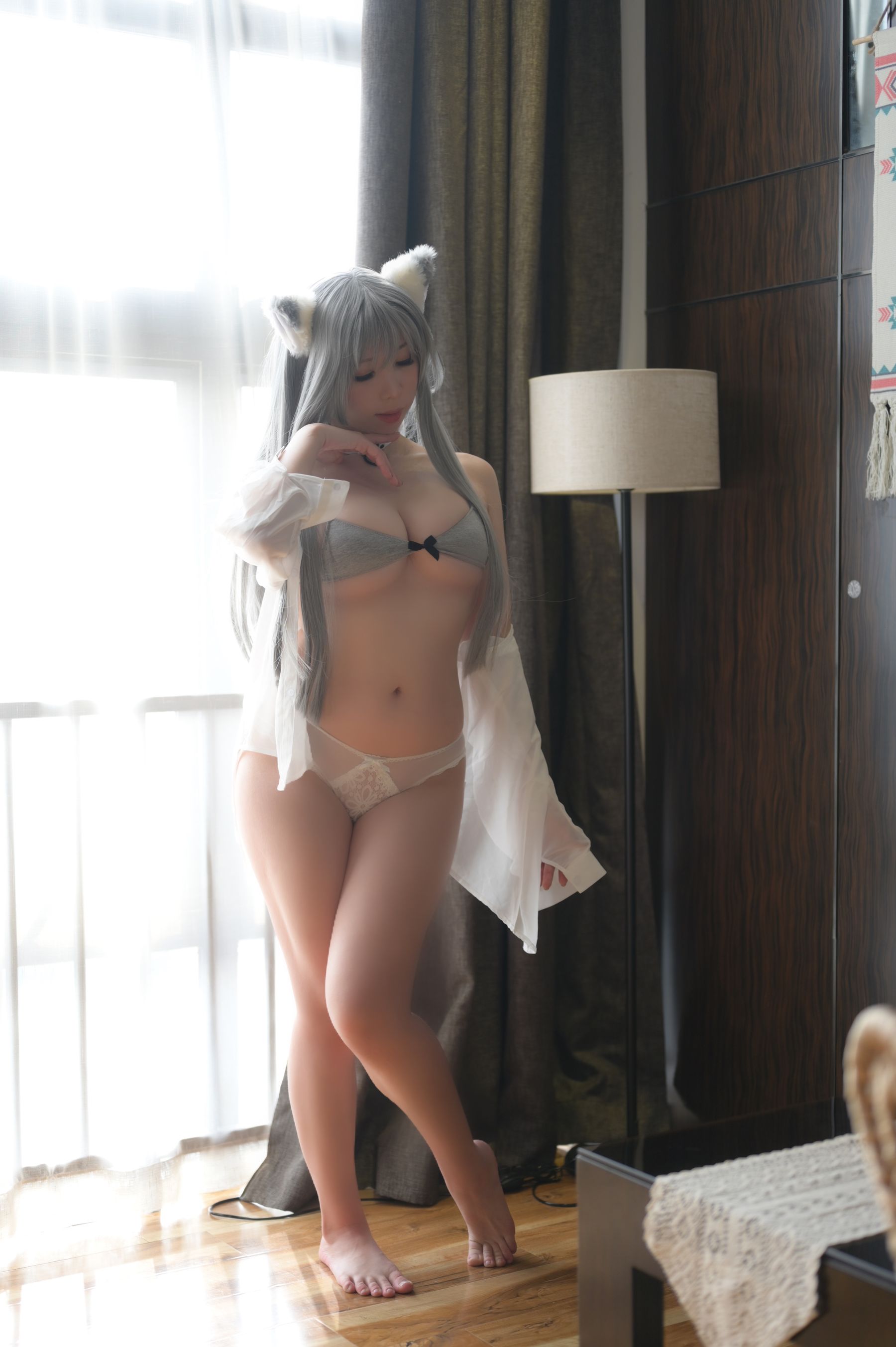 二次元巨乳美女鹿野希 – 肉肉的可爱 Cosplay-第57张