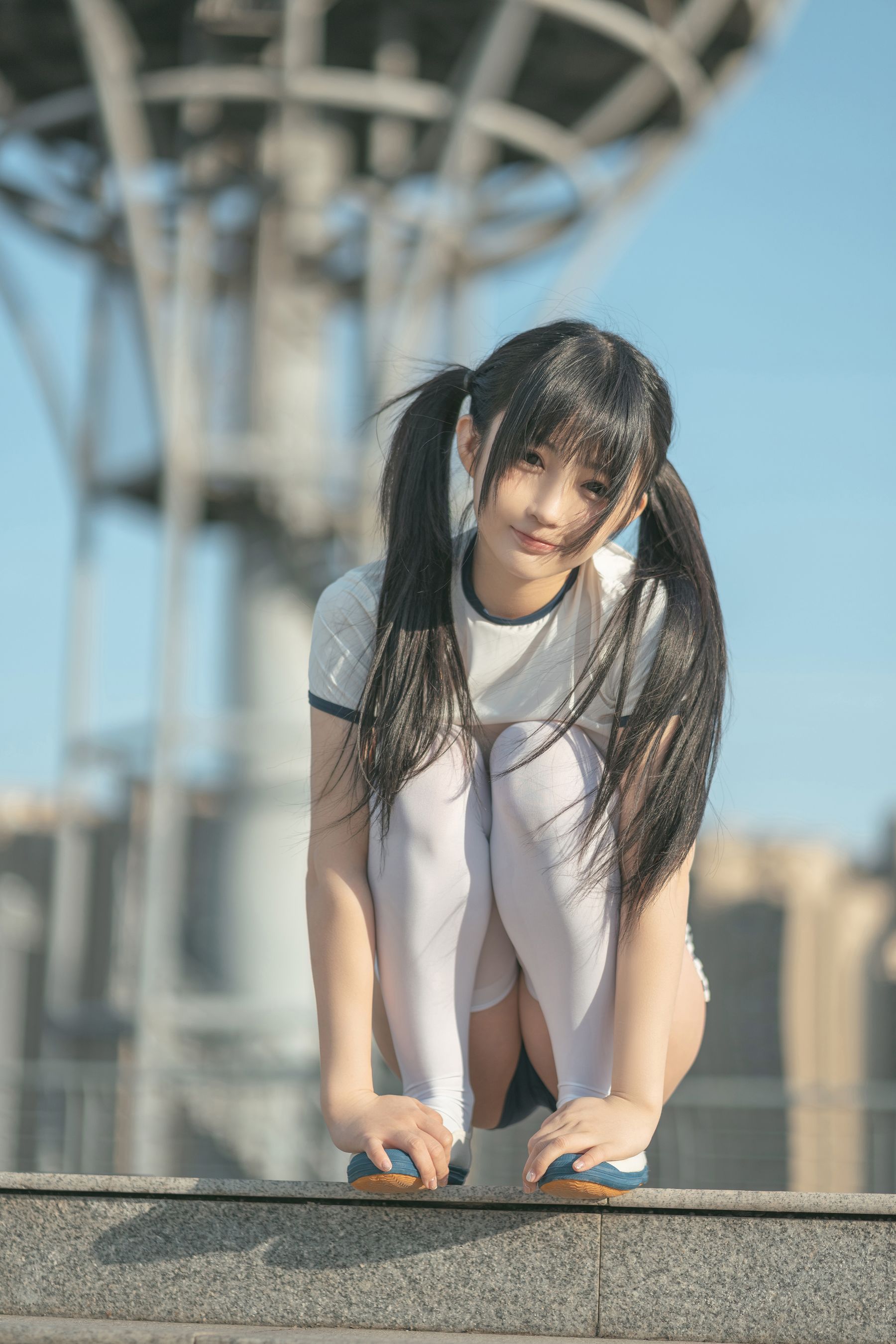 桜井宁宁 – 体操服 Cosplay-第2张