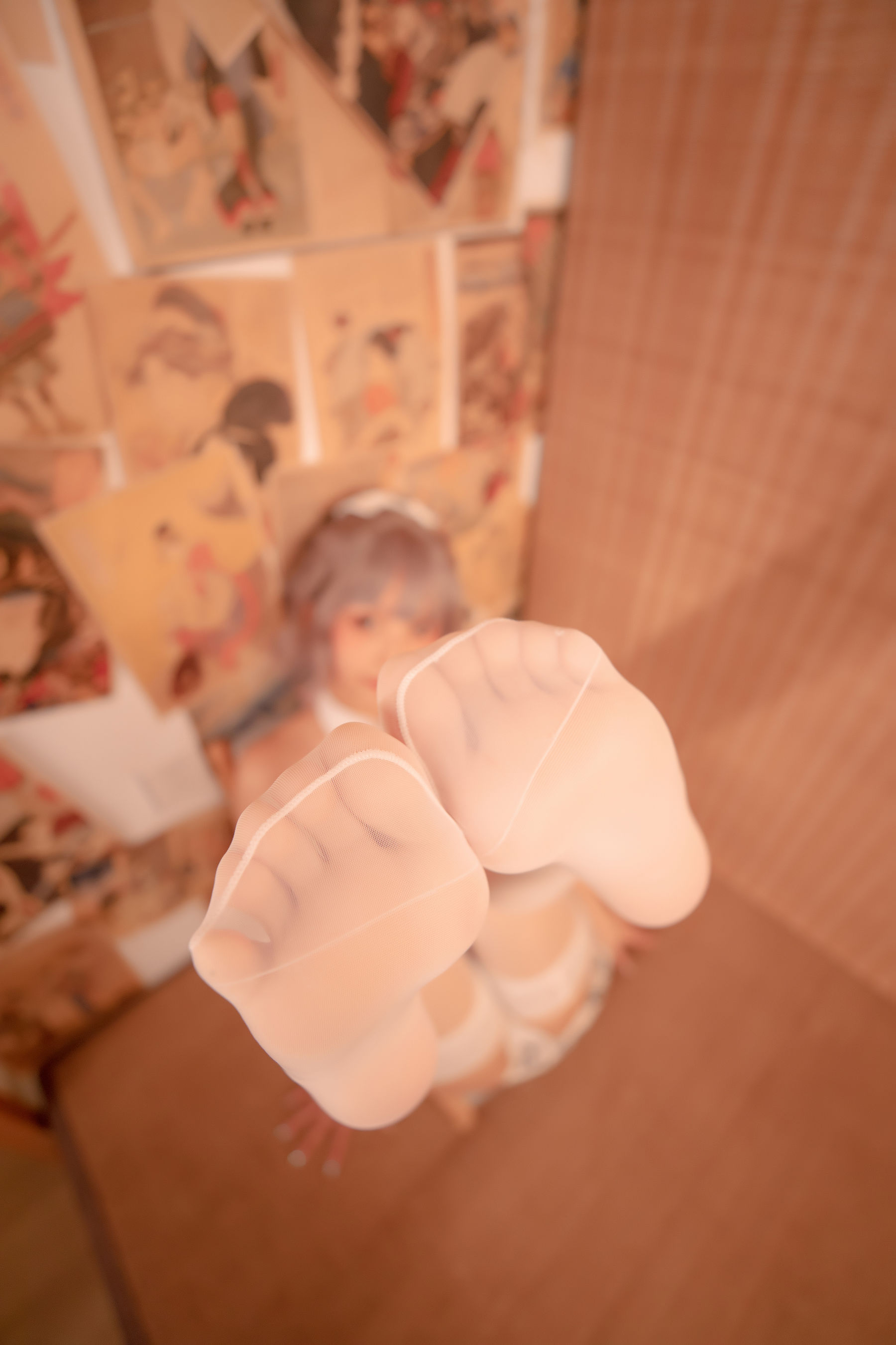 神楽坂真冬 白旗袍 Cosplay-第41张