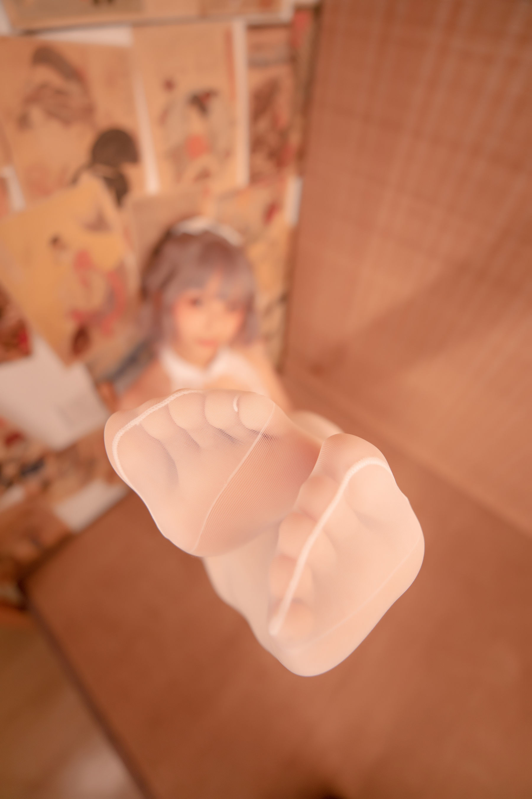 神楽坂真冬 白旗袍 Cosplay-第40张