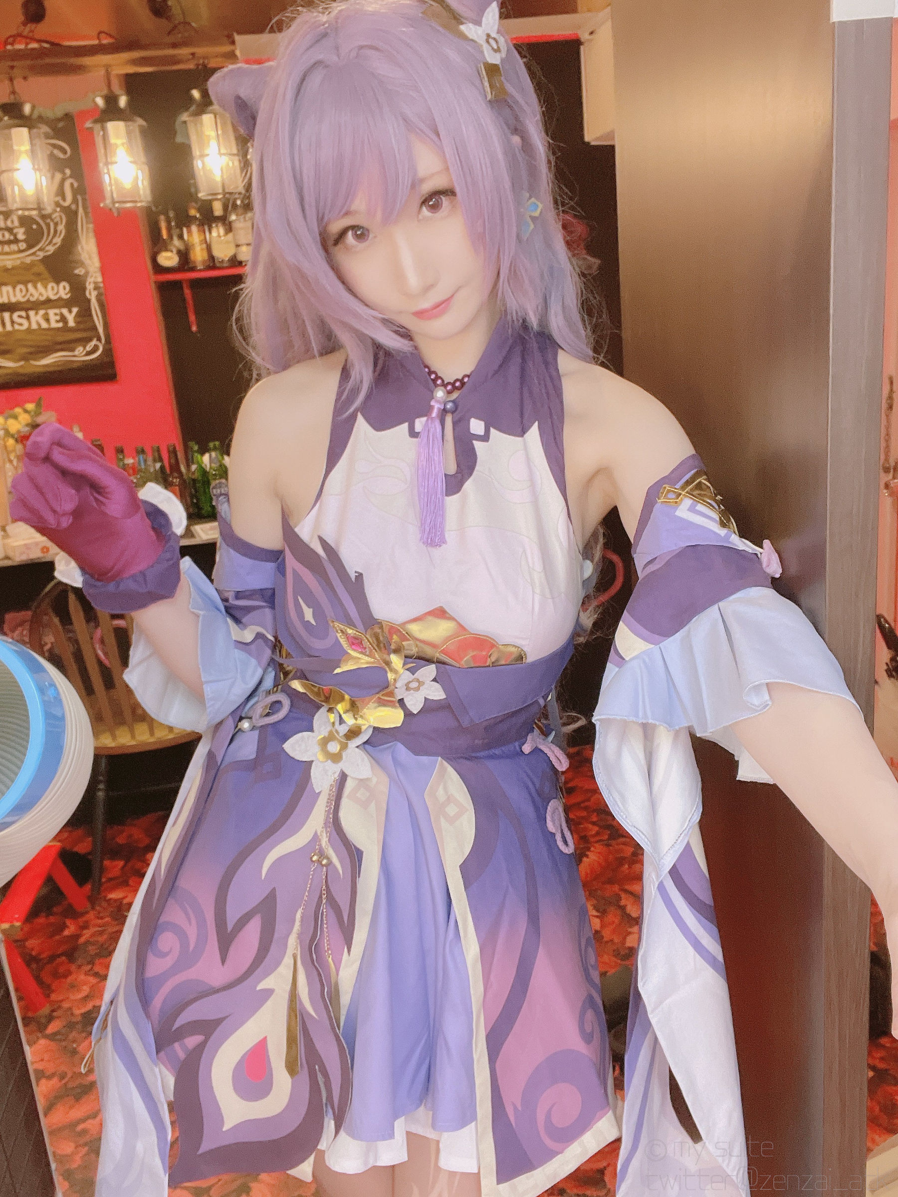 (Cosplay)[my suite] Atsuki あつき – Keqing 刻晴 (Genshin Impact) Cosplay-第44张