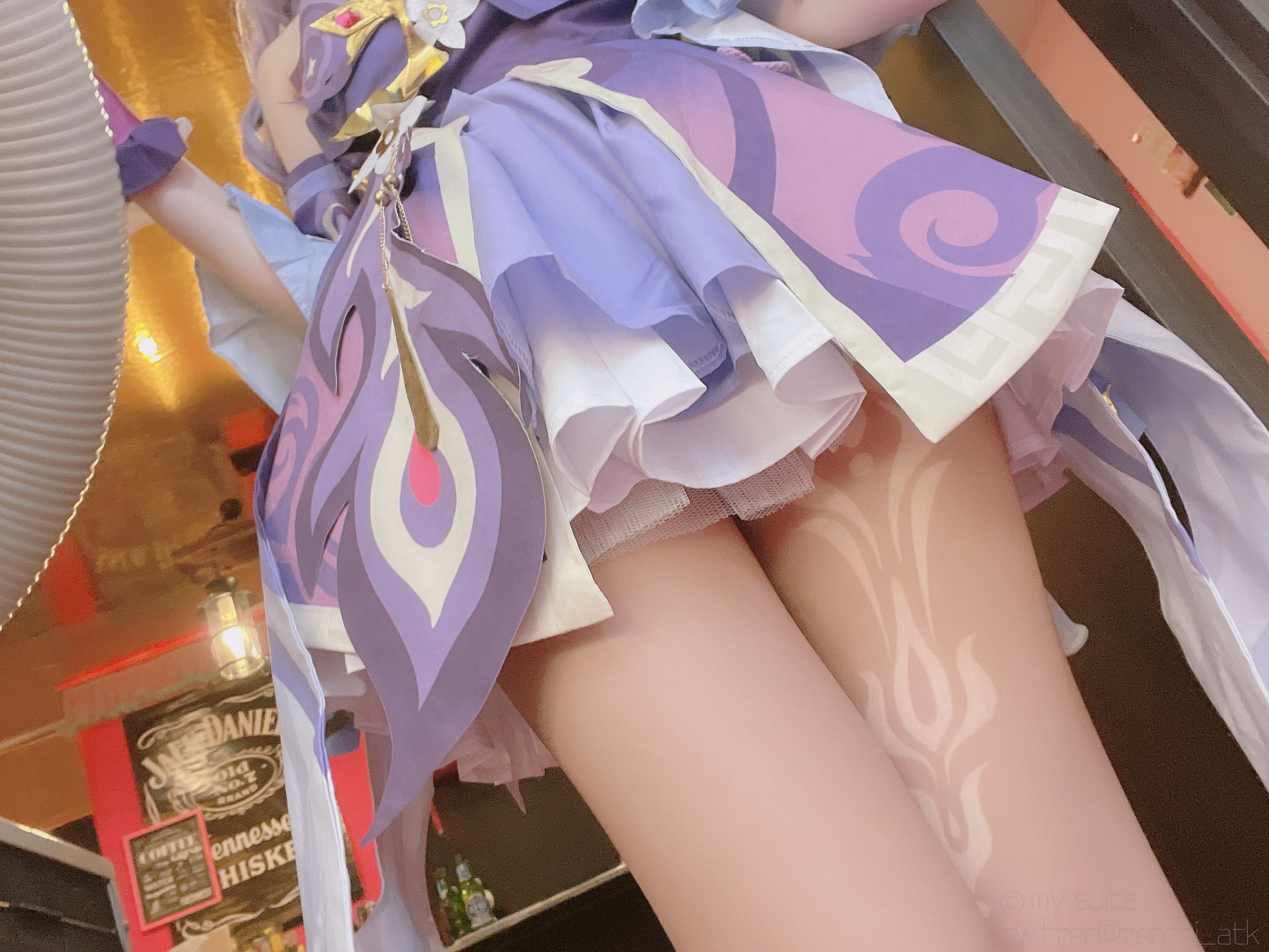 (Cosplay)[my suite] Atsuki あつき – Keqing 刻晴 (Genshin Impact) Cosplay-第42张