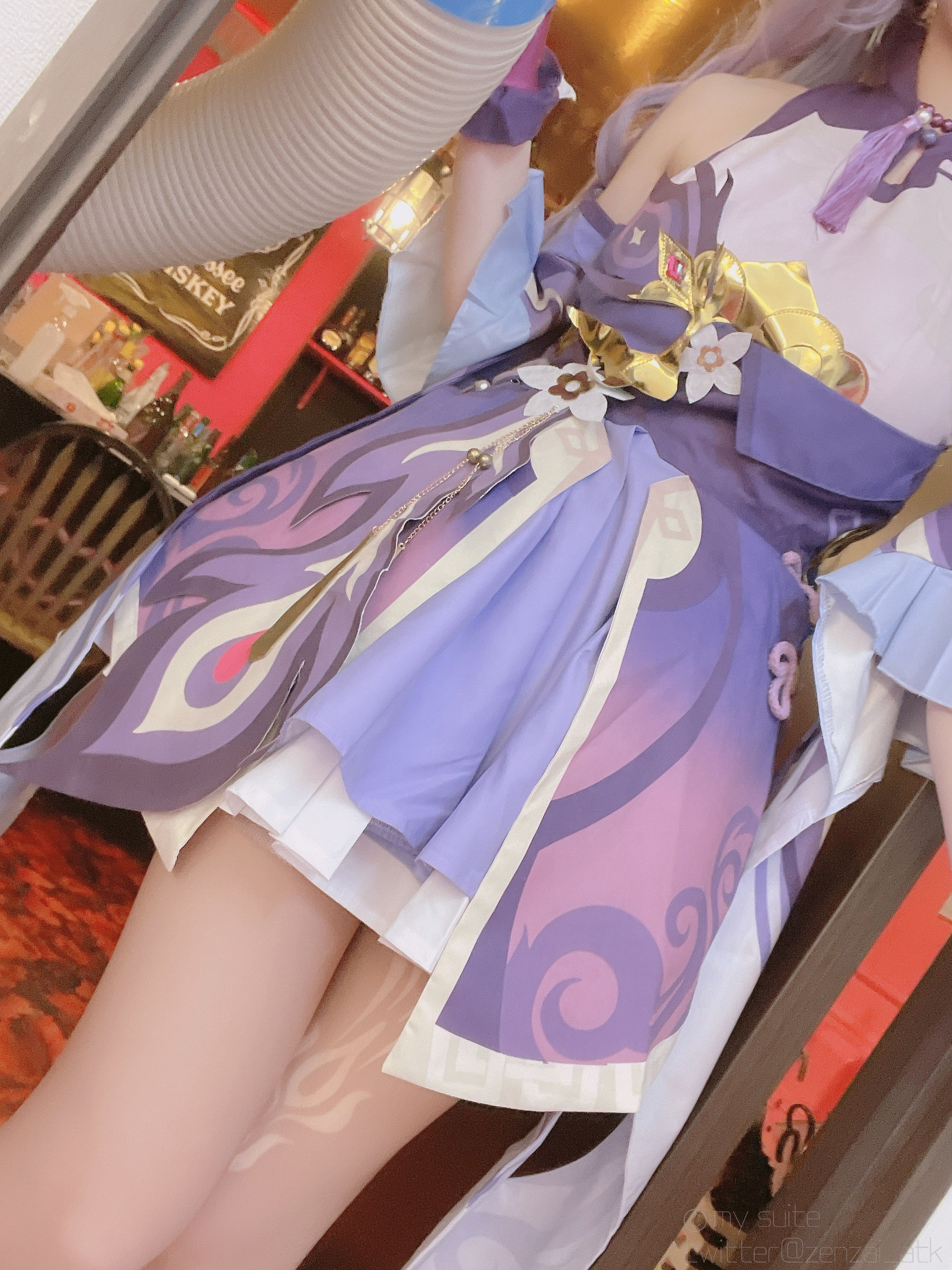 (Cosplay)[my suite] Atsuki あつき – Keqing 刻晴 (Genshin Impact) Cosplay-第43张