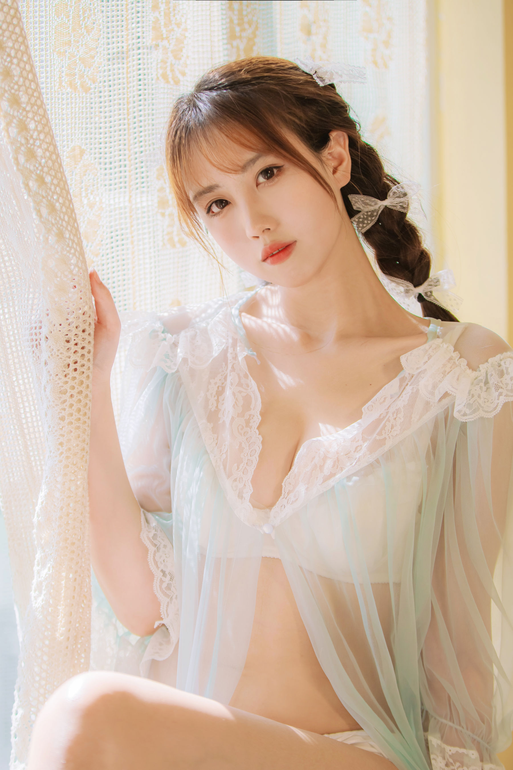 次元少女念雪ww – 蓝纱衣 Cosplay-第38张