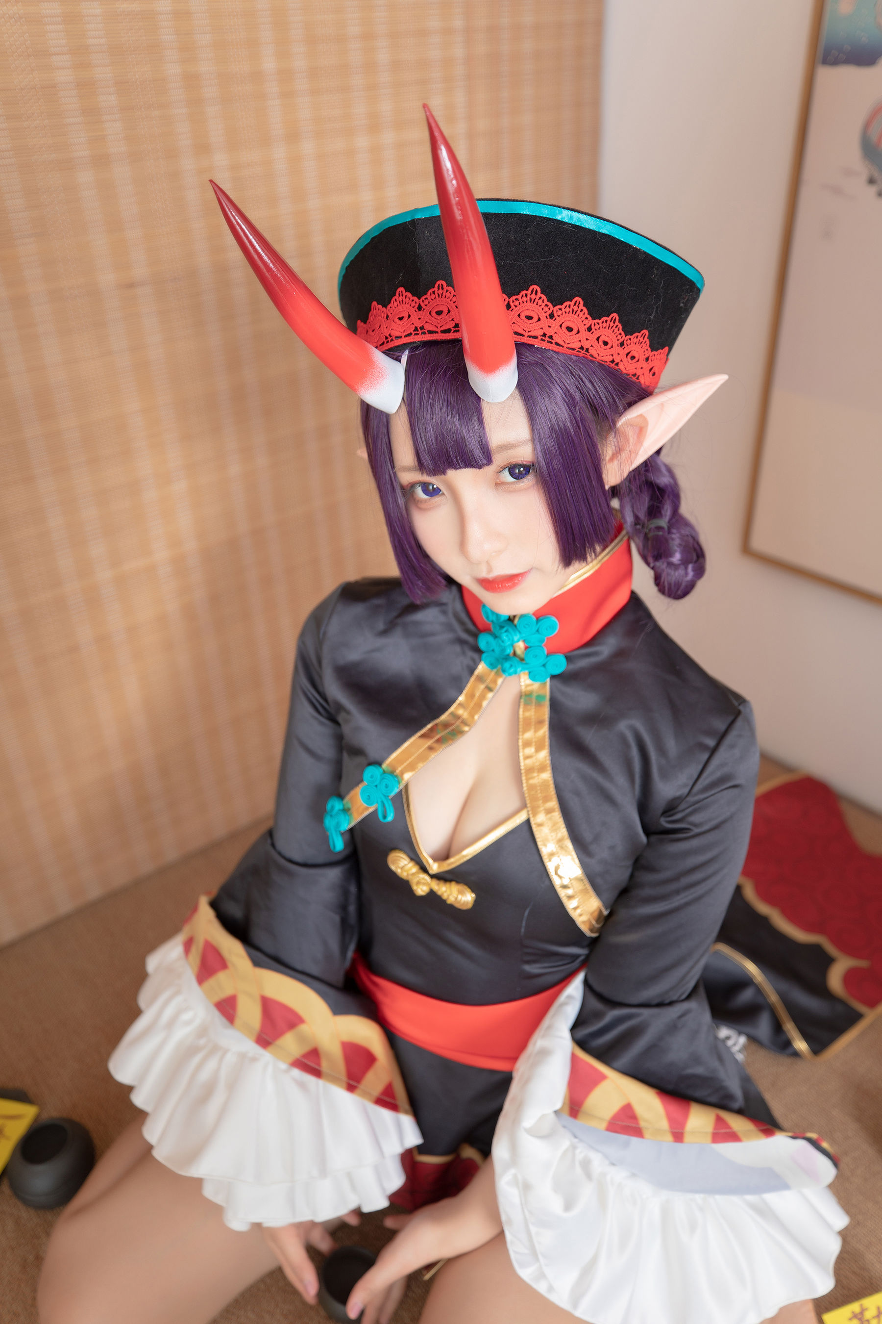 萝莉神楽板真冬之果実の酒気-酒吞cos Cosplay-第150张