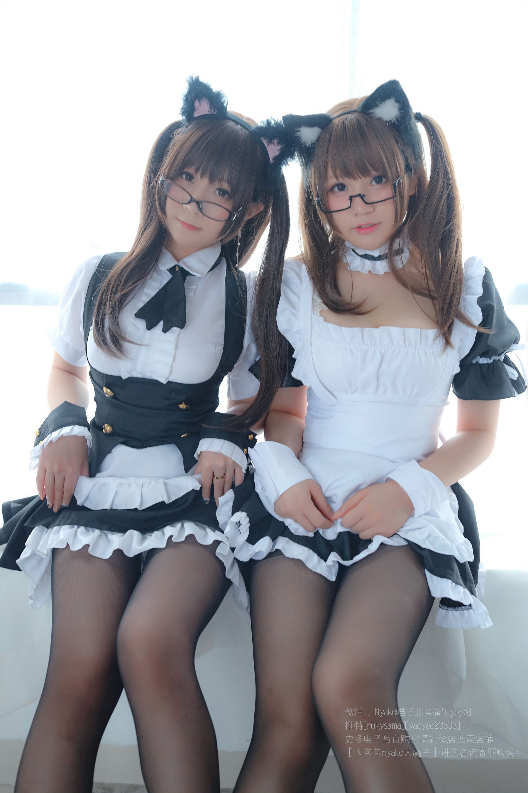 [萝莉COS] 摇摇乐yoyoNyako喵子 – 诱人女仆 Cosplay-第107张