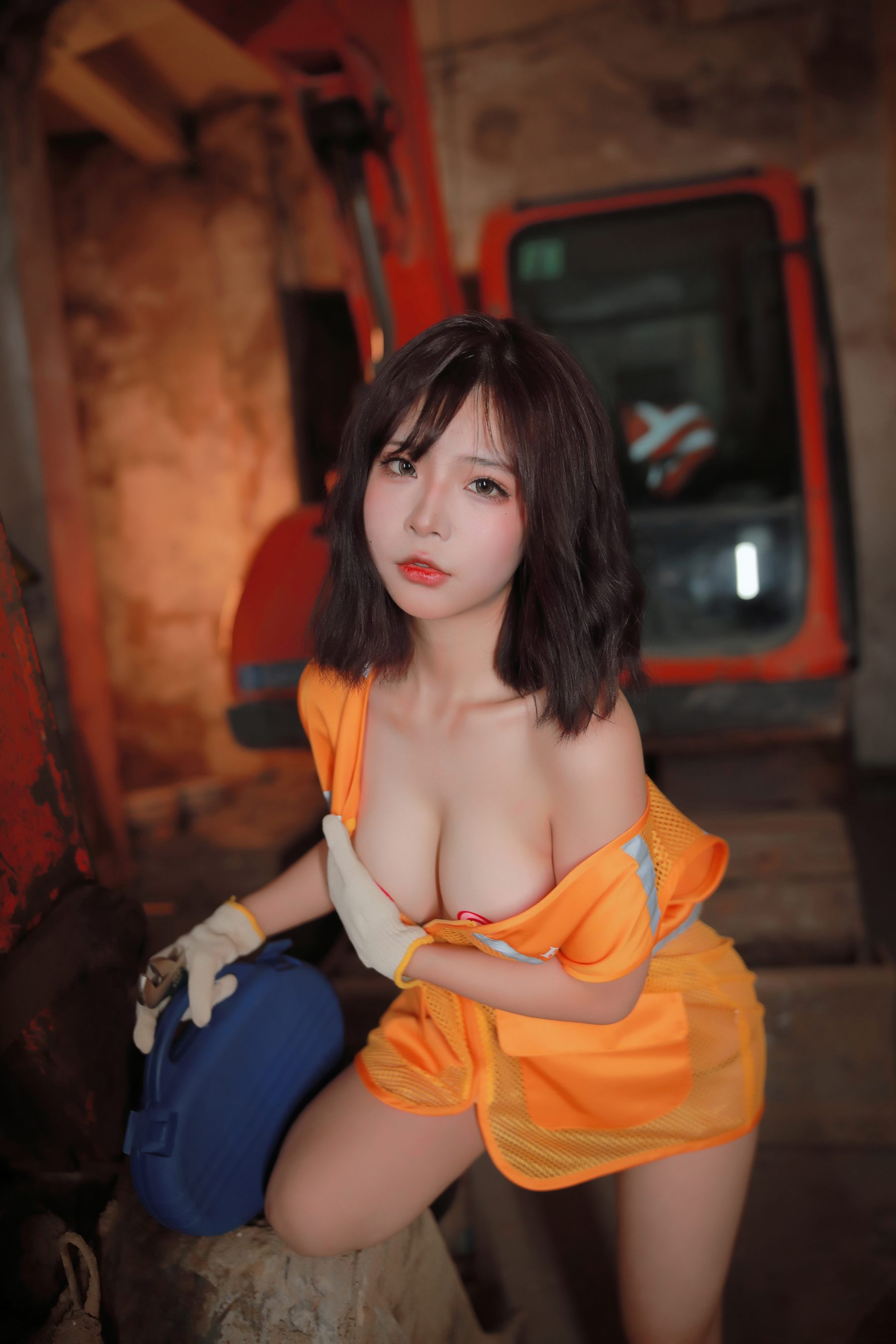 yuuhui玉汇 – 挖掘姬 Cosplay-第130张