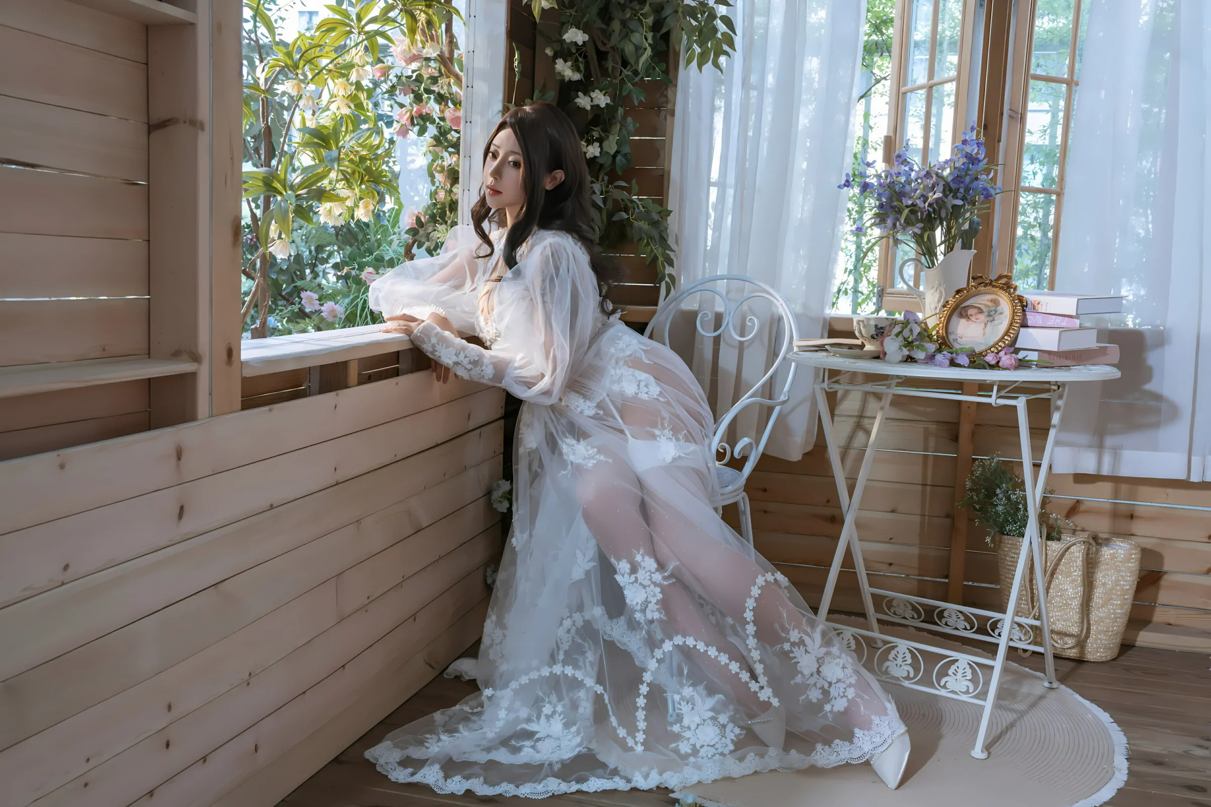 奈汐酱nice  下午茶 Cosplay-第1张